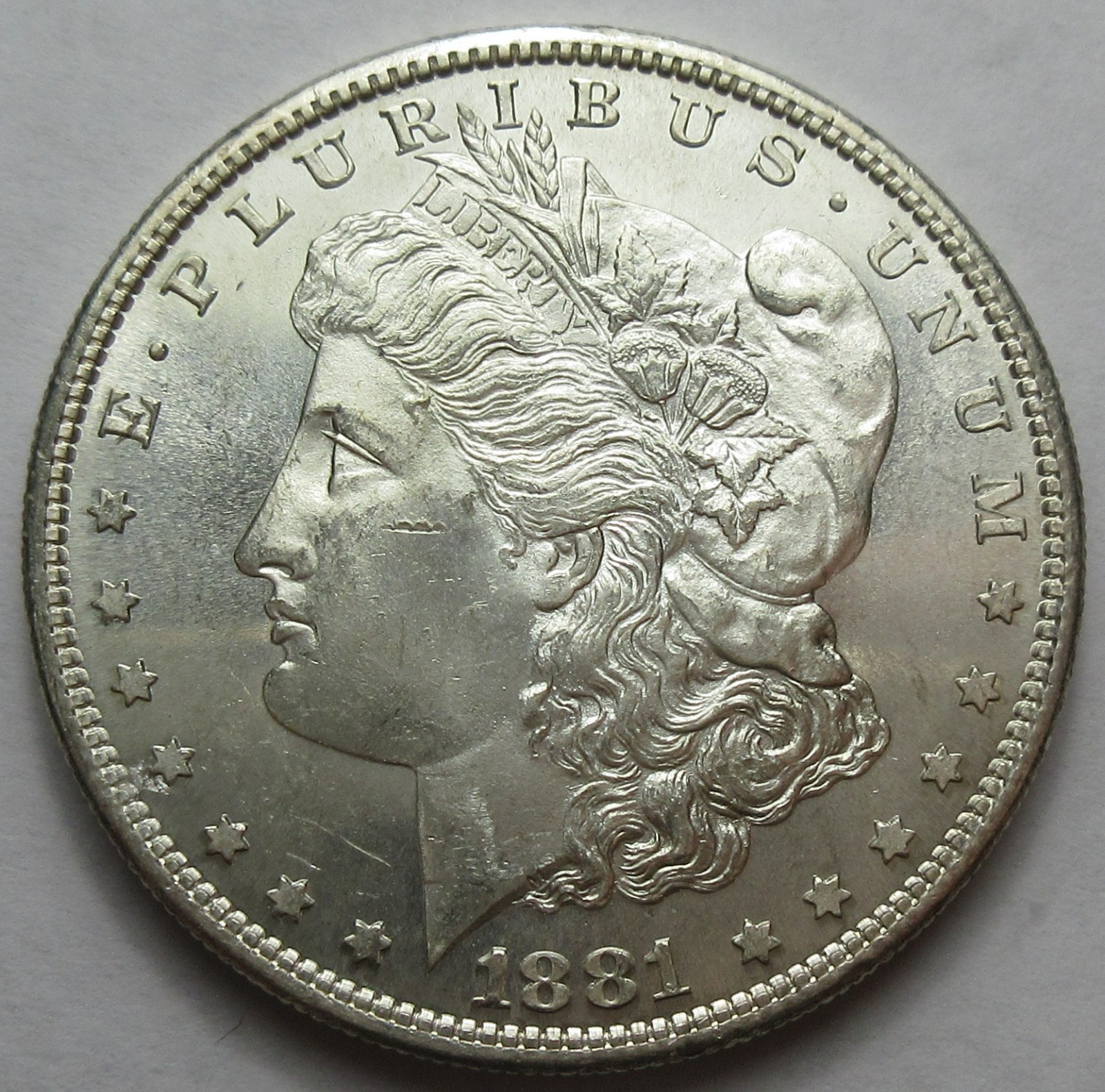 1881-S Silver Morgan Dollar -CHOICE UNC- (#427f)