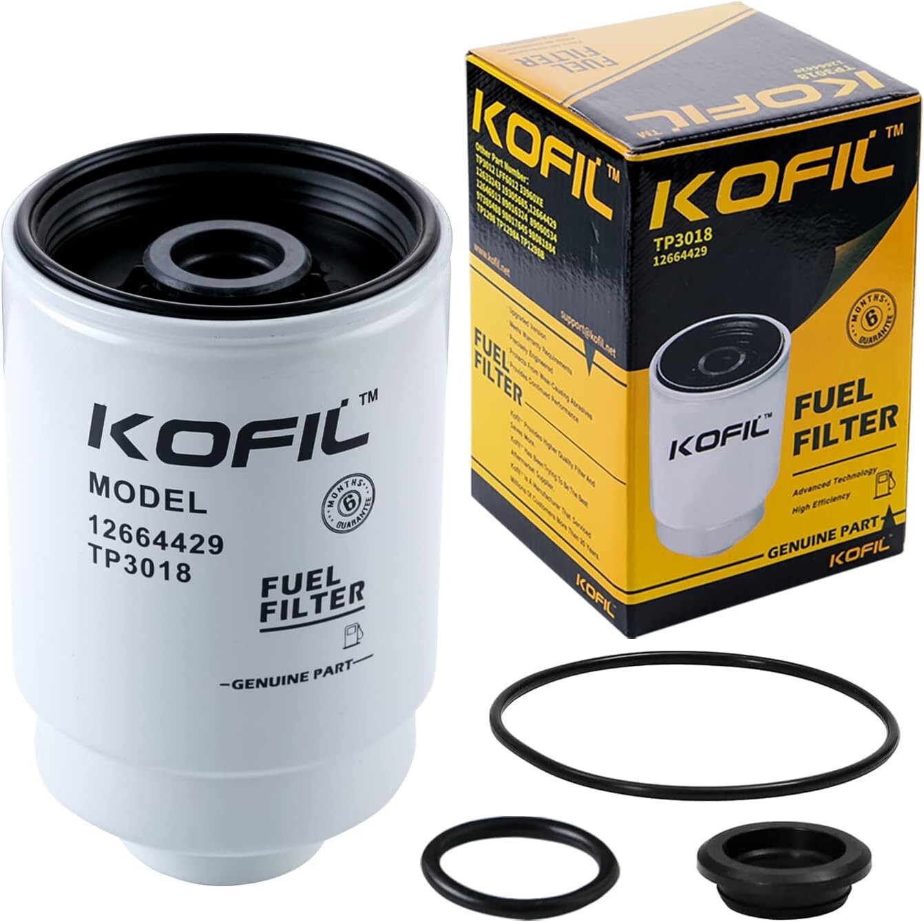 1/TP3018 Fuel Filter For Duramax 6.6L Chevy Silverado GMC Sierra 2500HD 01-16