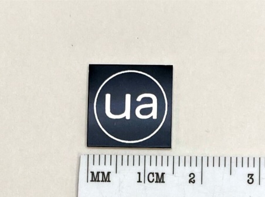 United Audio (Dual) Turntable Badge Logo For Dust Cover Metal Custom Made