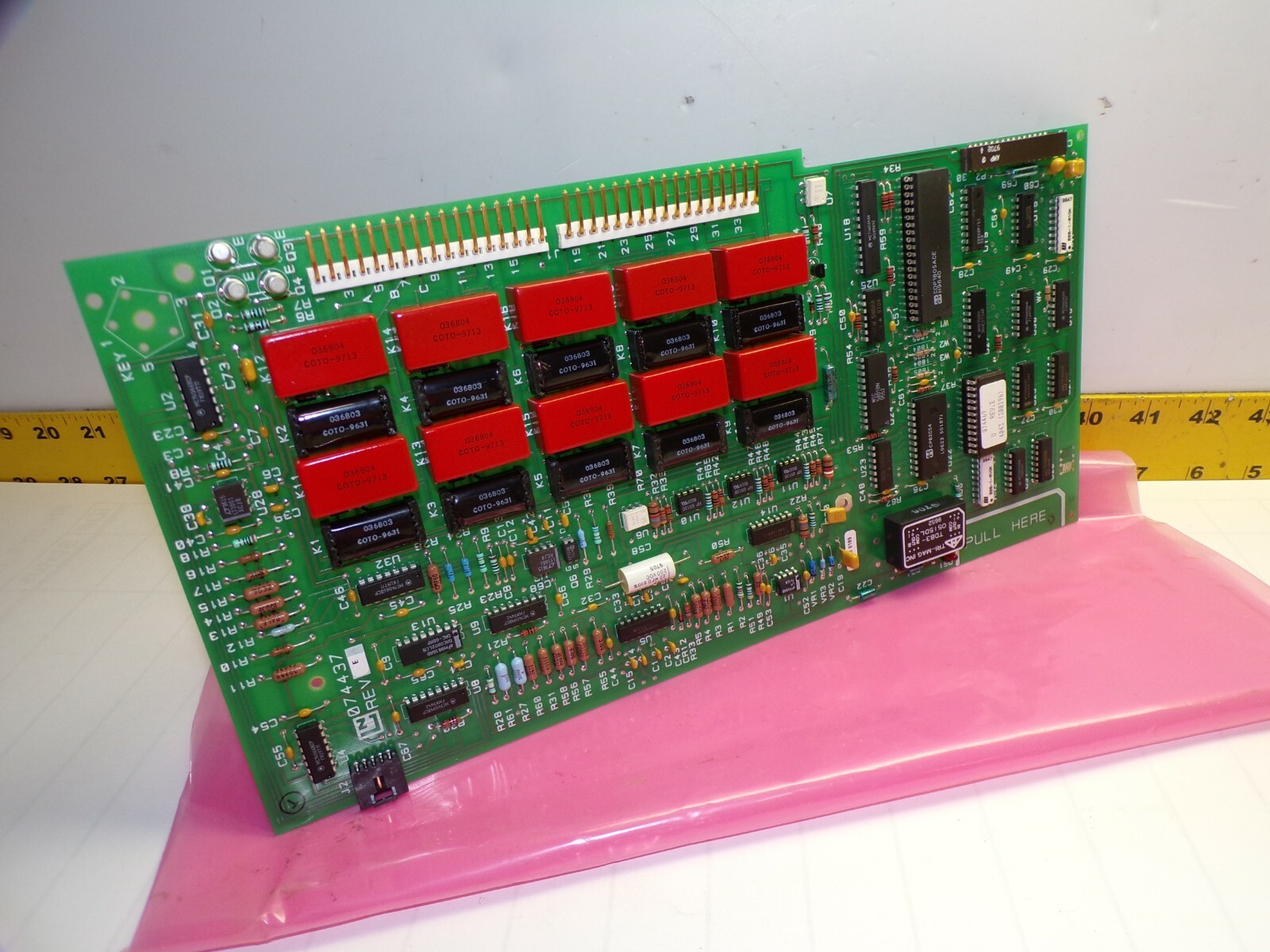NEW LEEDS & NORTHRUP CONTROL BOARD  074437  REVISION E