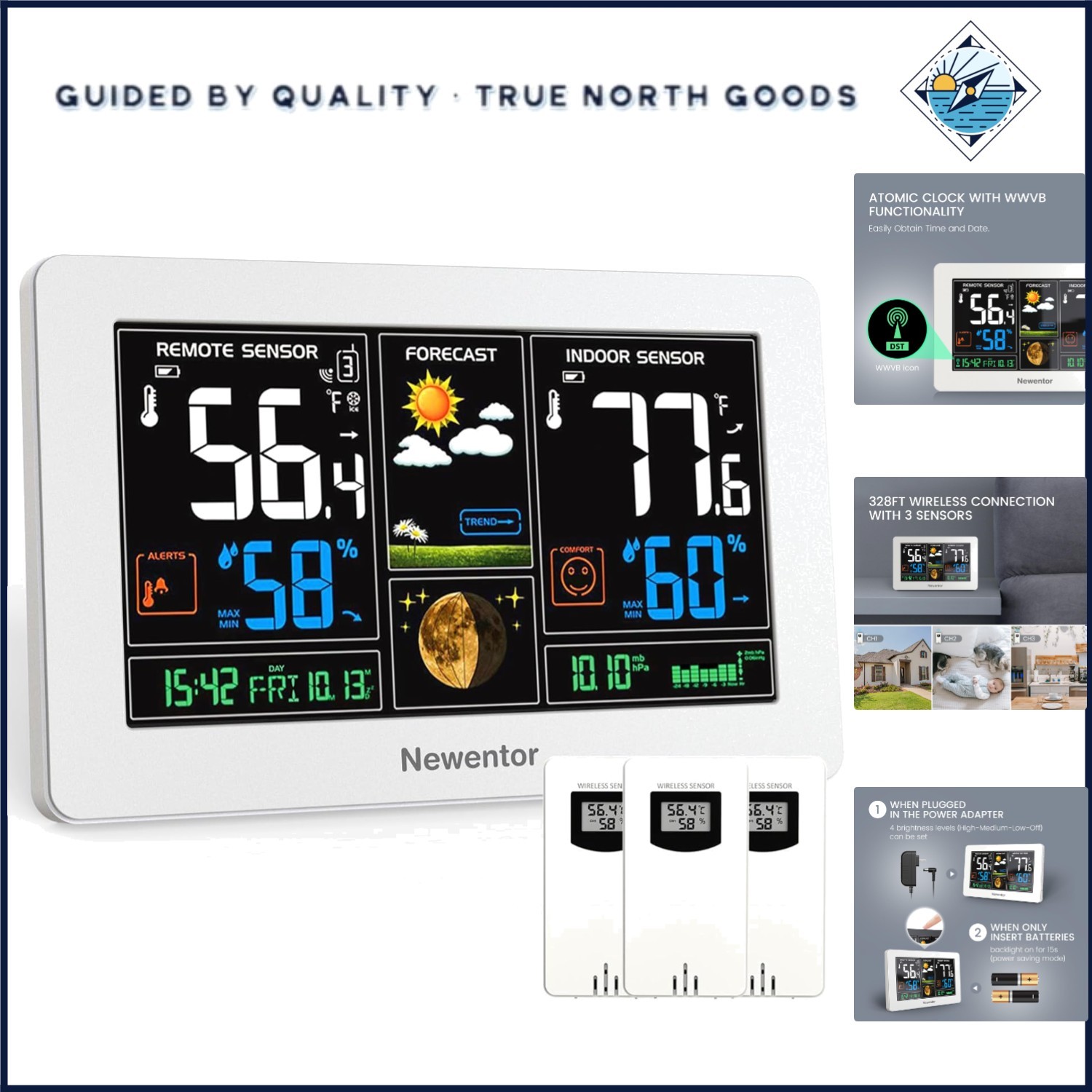 Modern Weather Station with Barometric Pressure and Forecast Functionality