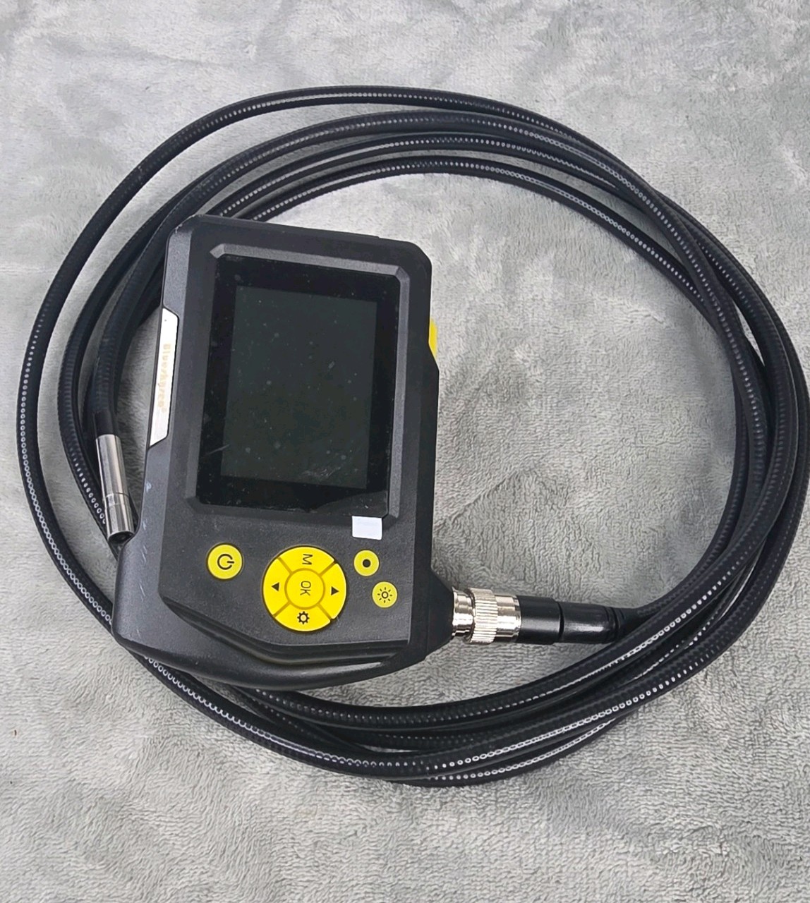 Digital Endoscope Camera 3.5" Screen Borescope Inspection Scope w/ Cable