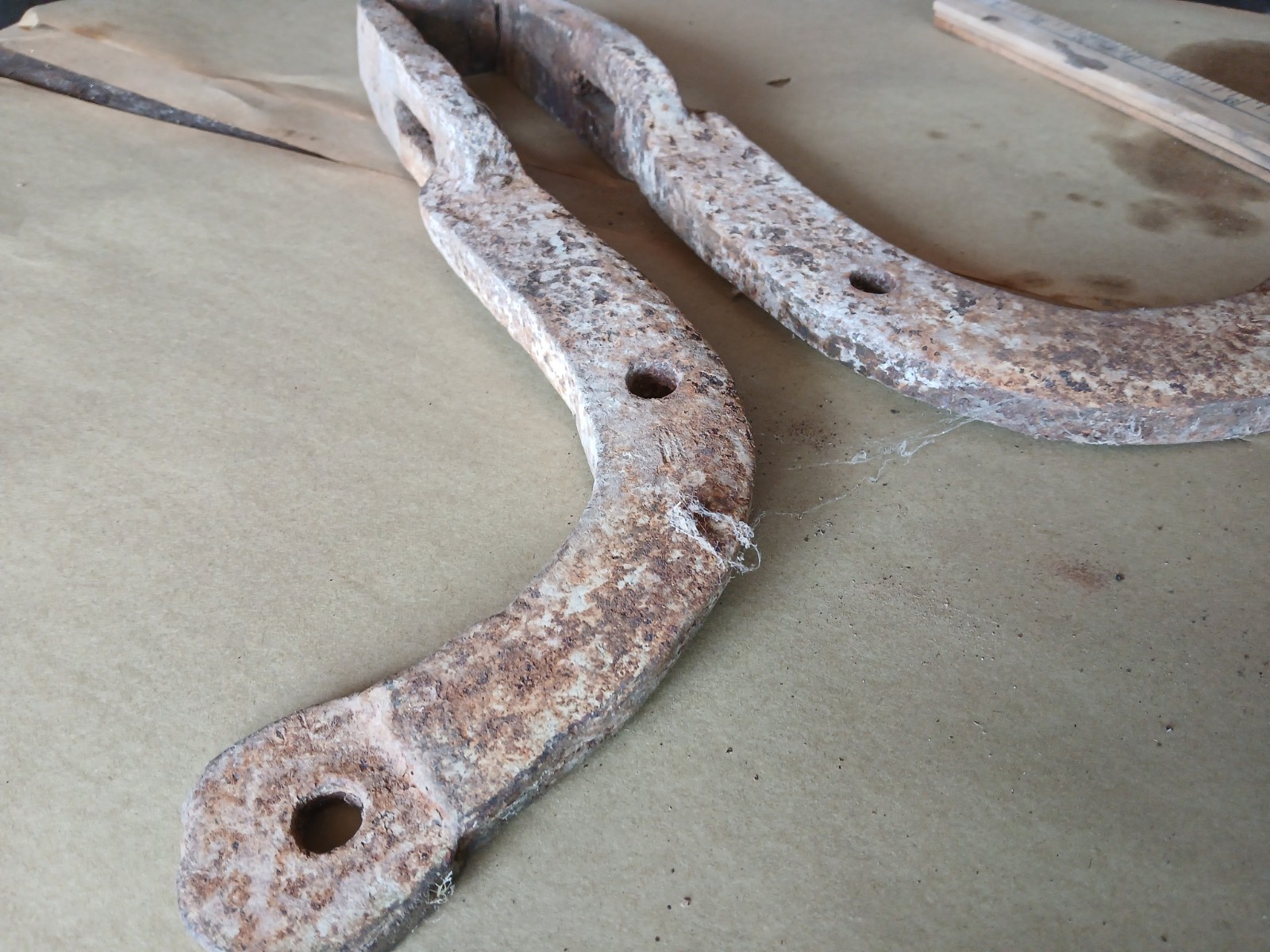 Blacksmith Post vice bracket part base plate clamp Leg Vise Heavy