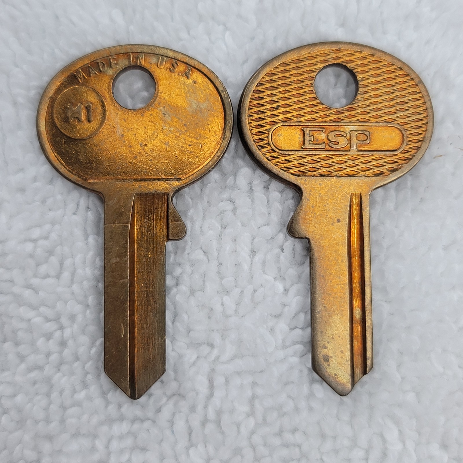 ESP M1 Key Blanks Lot of 2 New Old Stock