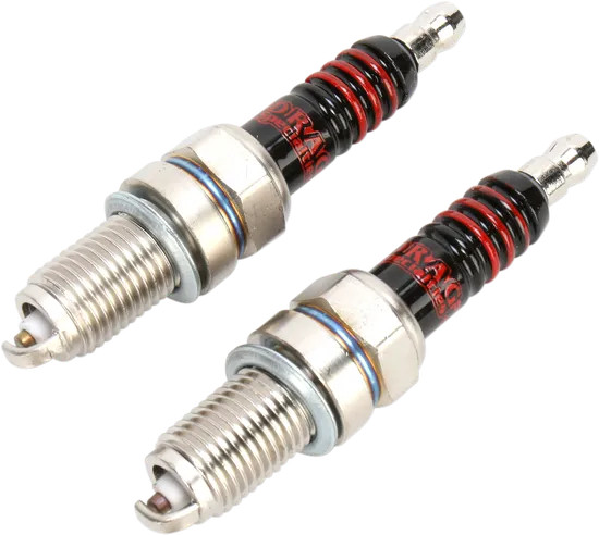 Drag Specialties Spark Plug Set Pair DCPR8E for Harley Night Rod 06-17