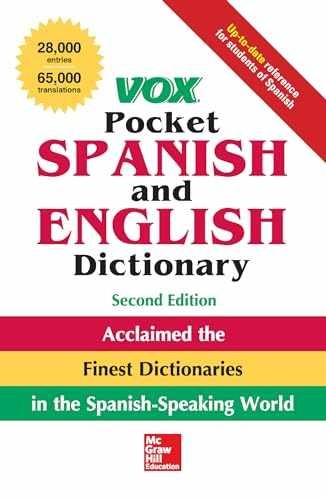 Vox Pocket Spanish and English Dictionary, 2nd - Paperback, by Vox - Very Good x