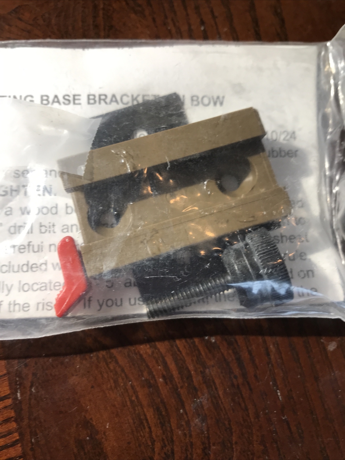 Mounting base bracket on bow