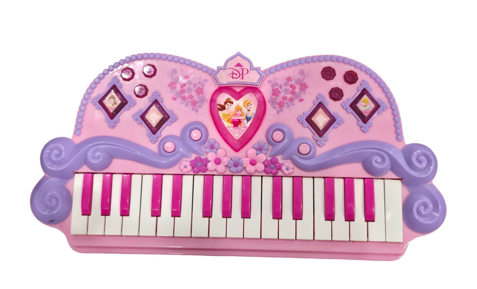Disney Princess Pink & Purple Electronic Musical Keyboard Belle Cinderella