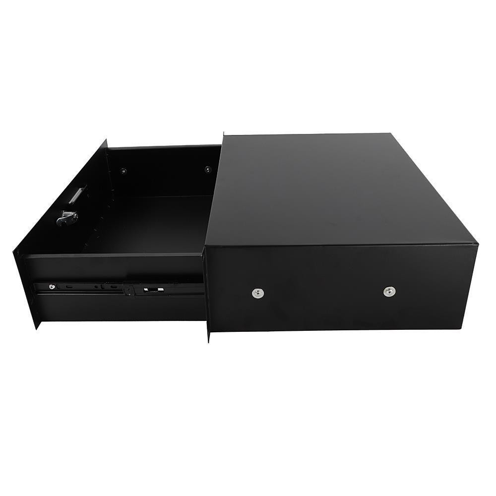 19 " Rack Mount 3U Locking Drawer Audio DJ Server Rack Storage Deep Cabinet