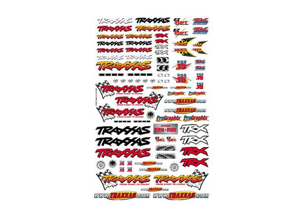 Traxxas 1/10 Stampede 2WD VXL * TEAM  DECAL SHEET * 9950