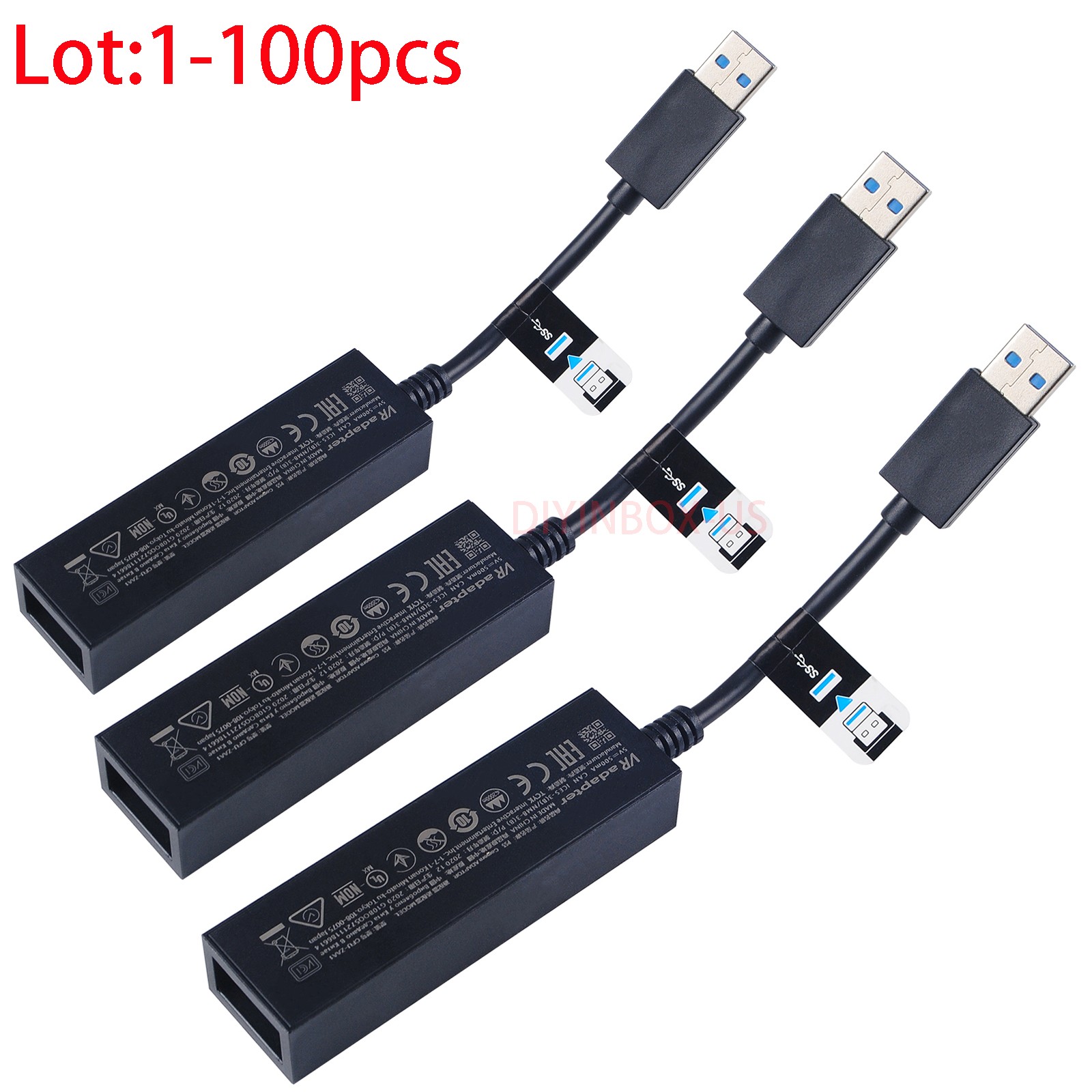 PS4 Camera Adapter for Using PSVR on PS5 Console USB 3.0 Converter  Cable Lot