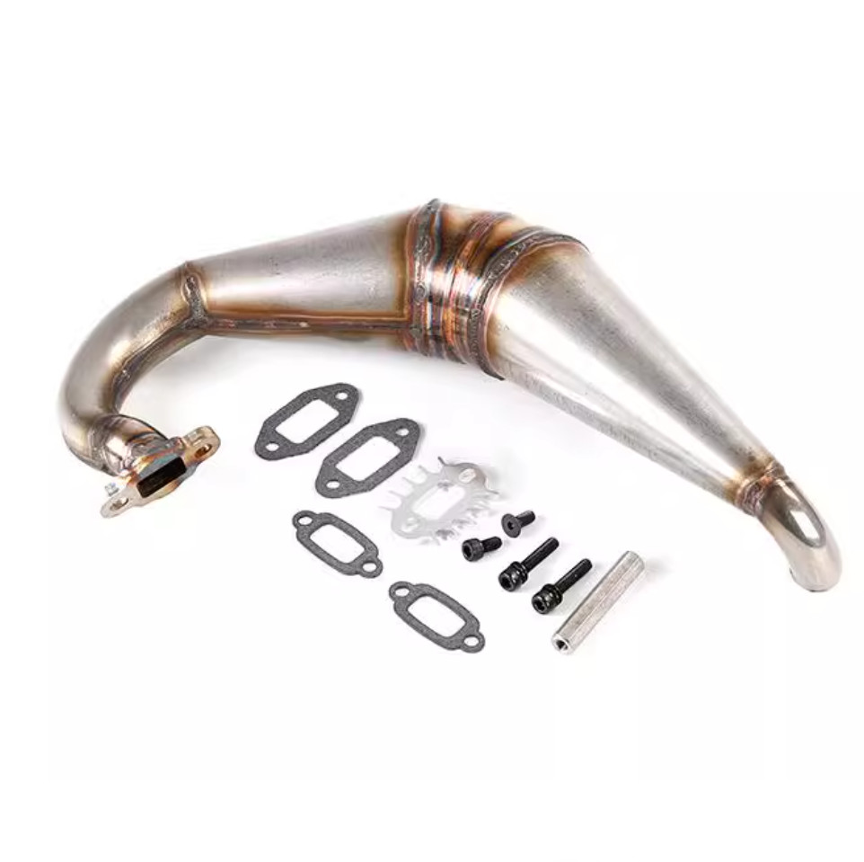 Stainless Steel Exhaust Pipe for Rovan LT Losi 5ive T KM X2 30degree North