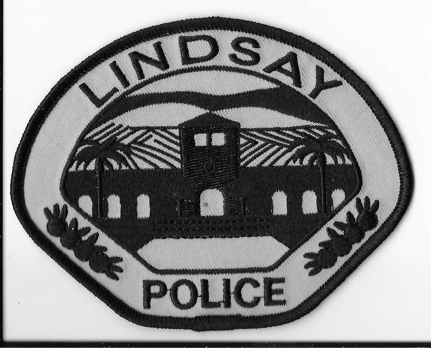 Lindsay Police Department, California Subdued Shoulder Patch V1