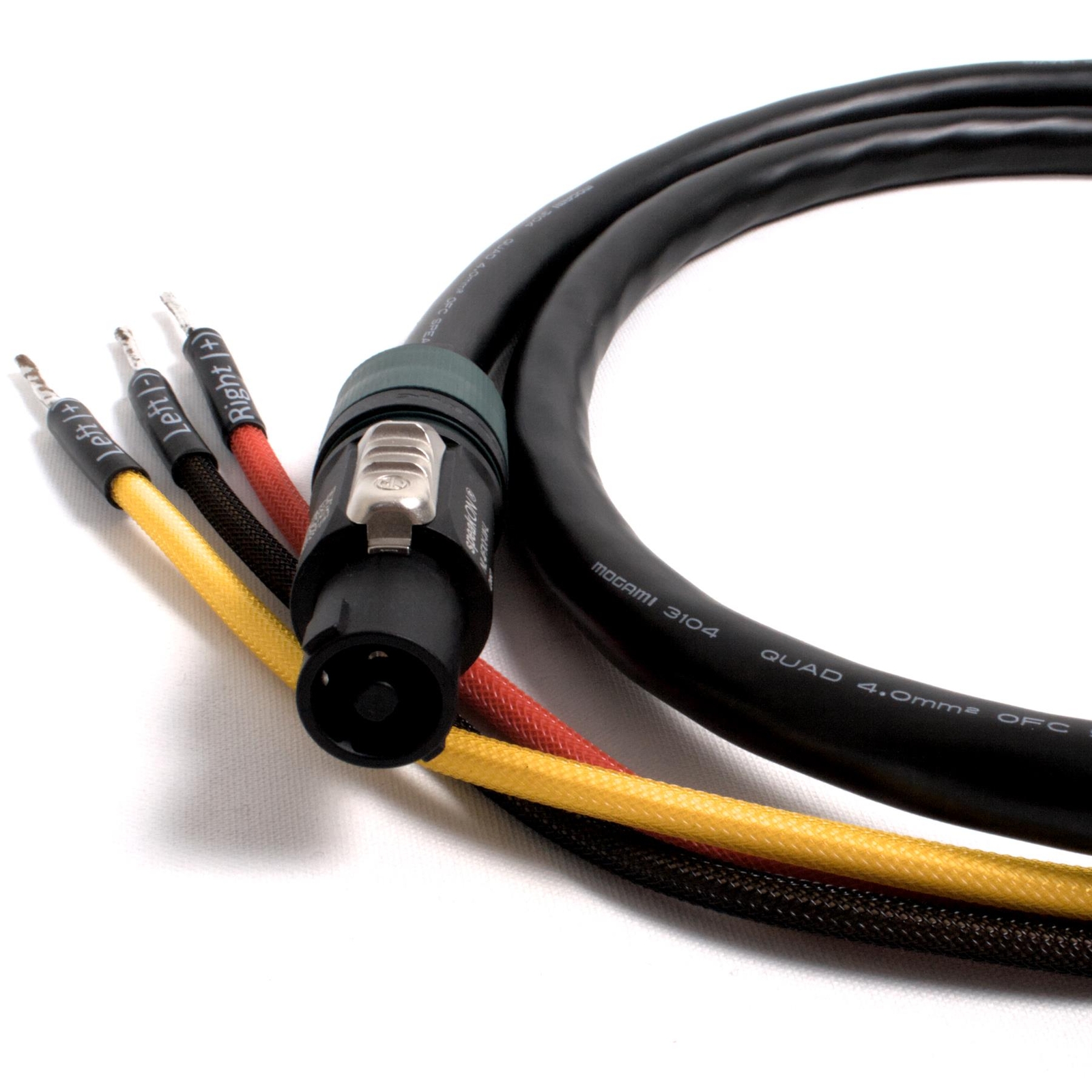 Mogami REL Acoustics 3 Subwoofer Wire Sub Speaker Cable SpeakON to Bare End