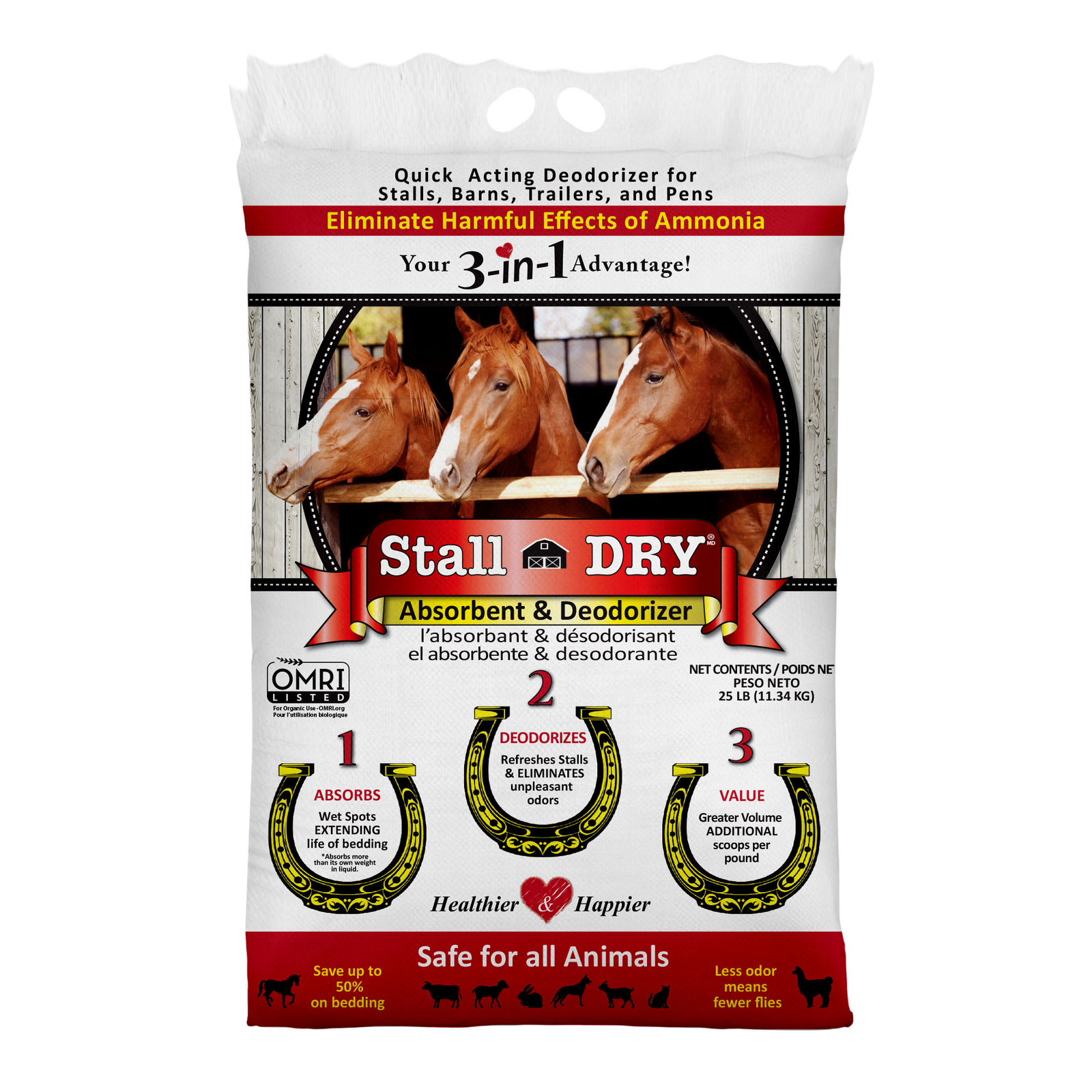 Progressive Planet Stall Dry Absorbent & Deodorizer, 25lbs