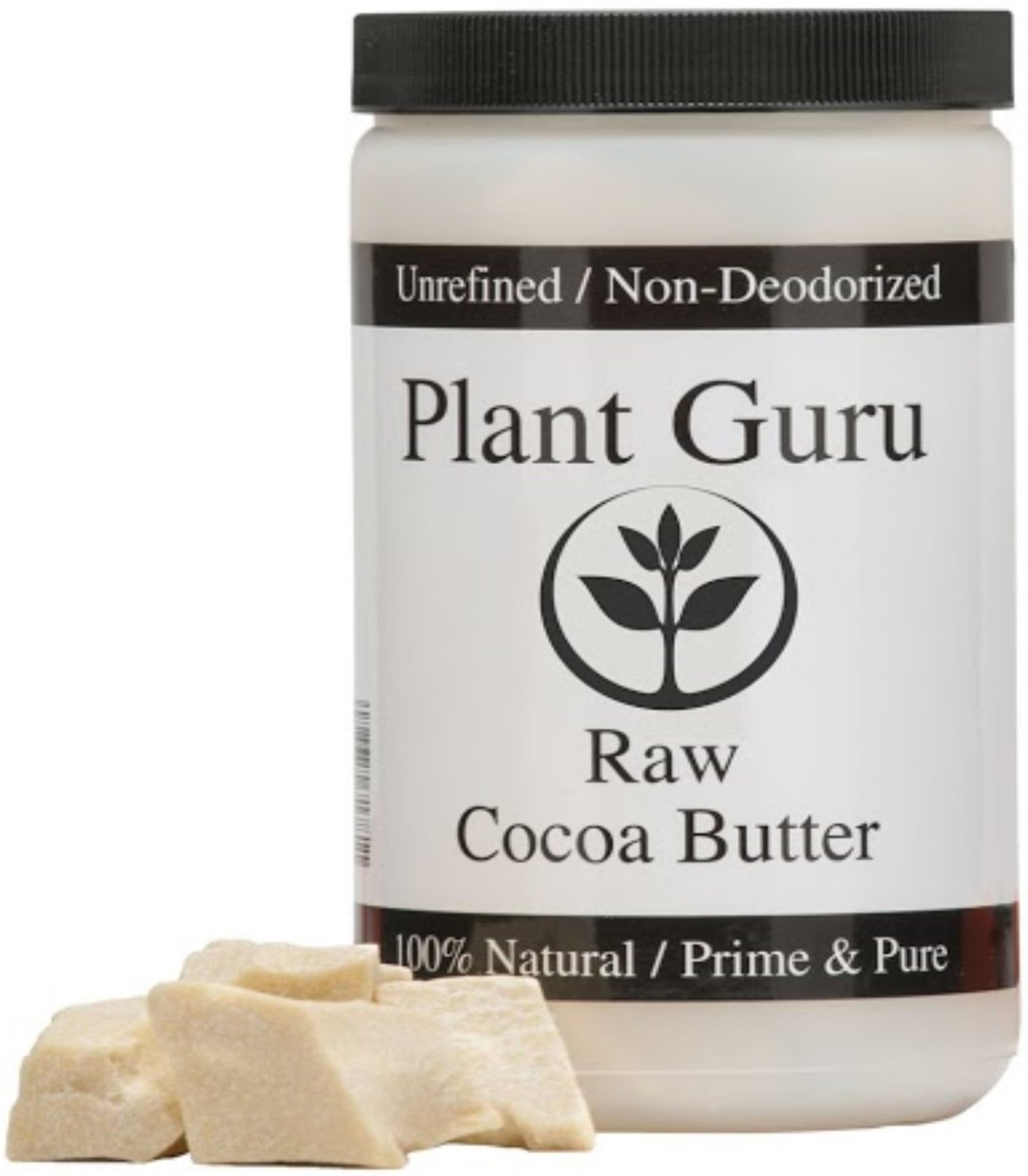 Raw Cocoa Butter 1 lb. FOOD GRADE 100% Pure Natural Unrefined Organic Cacao Bean