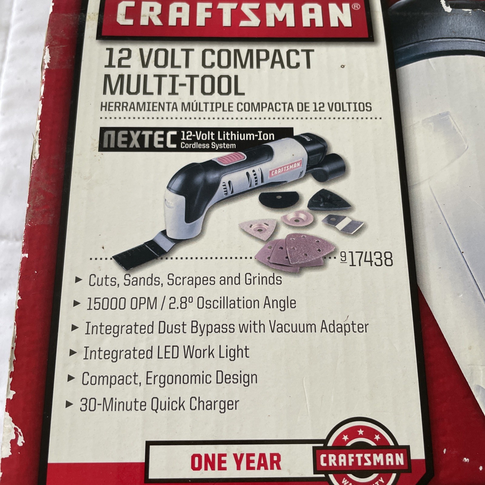 CRAFTSMAN NEXTEC Compact Multi-Tool 12V Kit w/ Extra Accessories