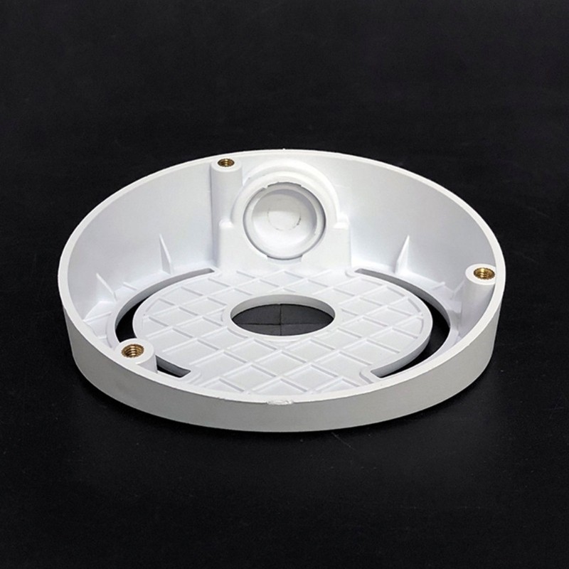 Compactly Sloped Security Camera Mount Lightweight Plastic Base For Space Saving