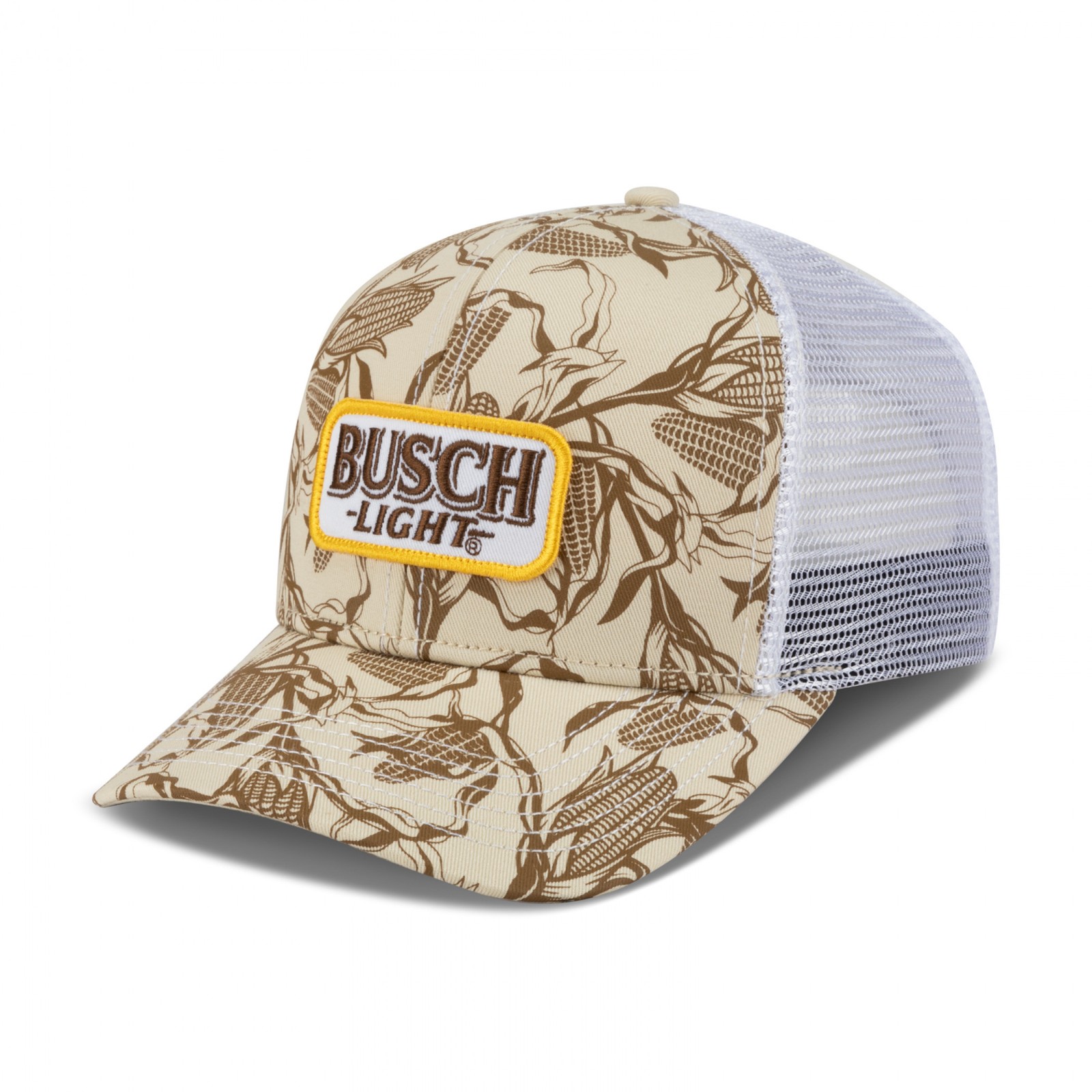 Busch Light Corn Camo Twill Patch Adjustable Hat Multi-Color
