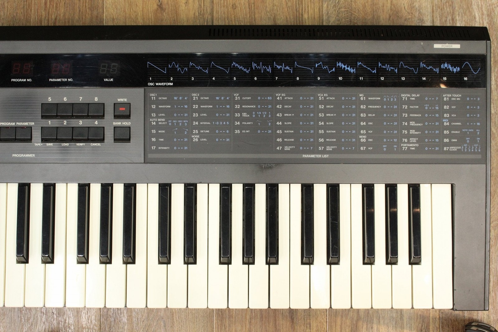 Korg DW-8000 Digital Waveform Synthesizer Used
