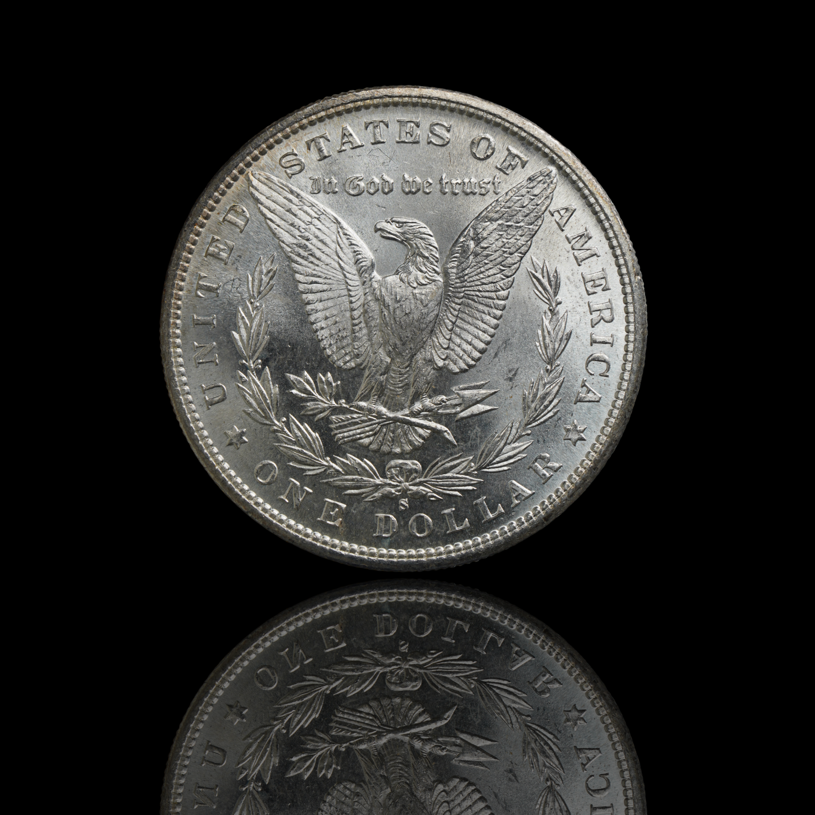 1881 S Morgan Silver Dollar BU MS Toned