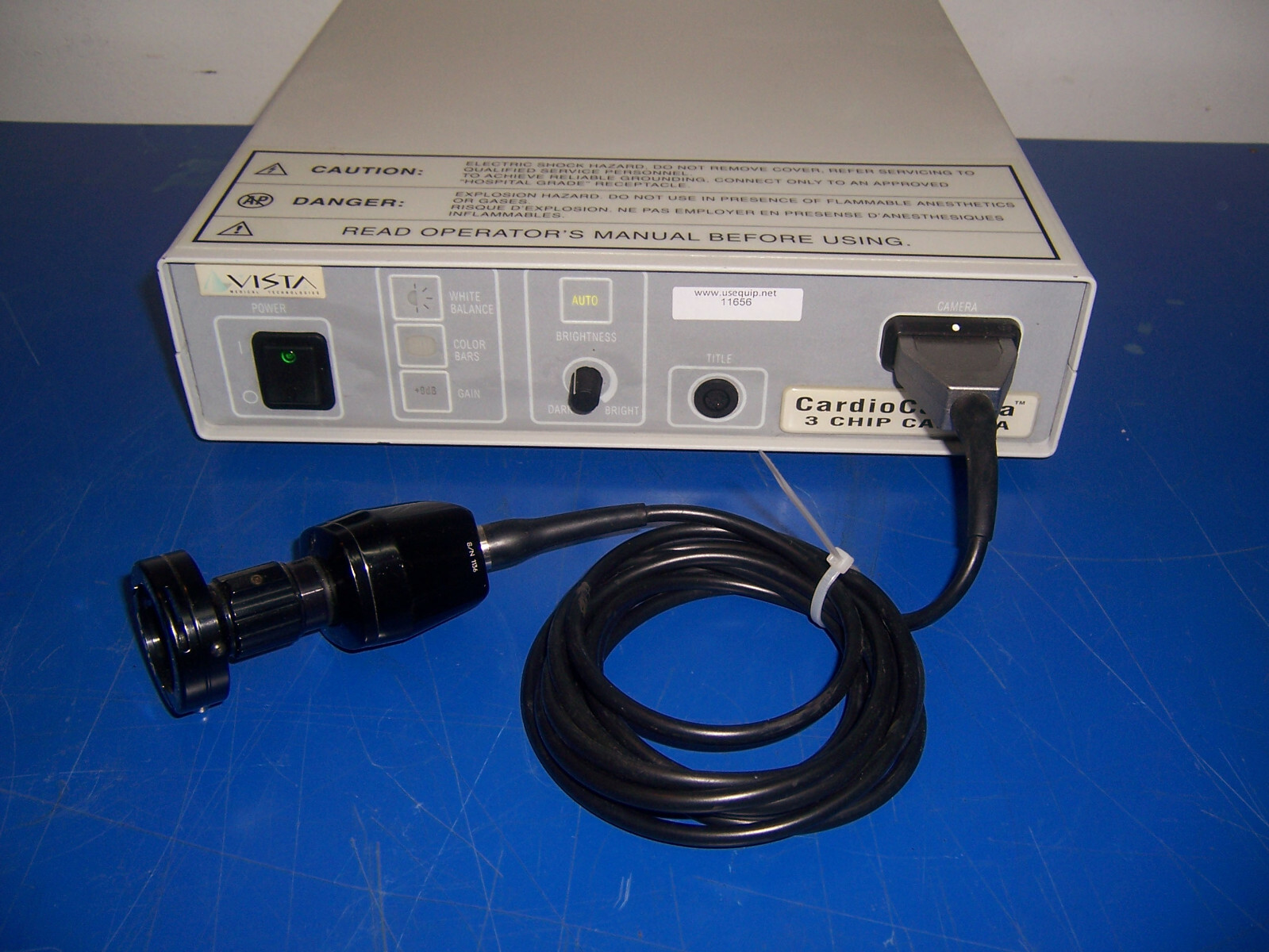 11656 VISTA OKTAS CAMERA V36MM LAPAROSCOPY ENDOSCOPE SYSTEM CAMERA CONTROL UNITS