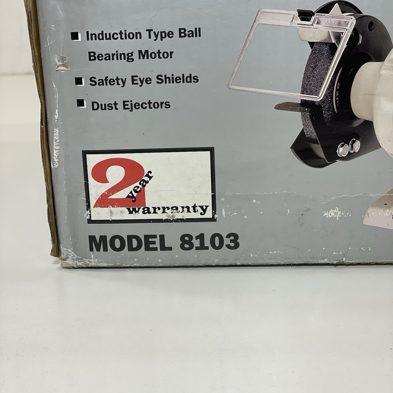 Bench Grinder Adjustable Lamp 8103 New Open Box 120V 60 HZ Pro-tech 6”