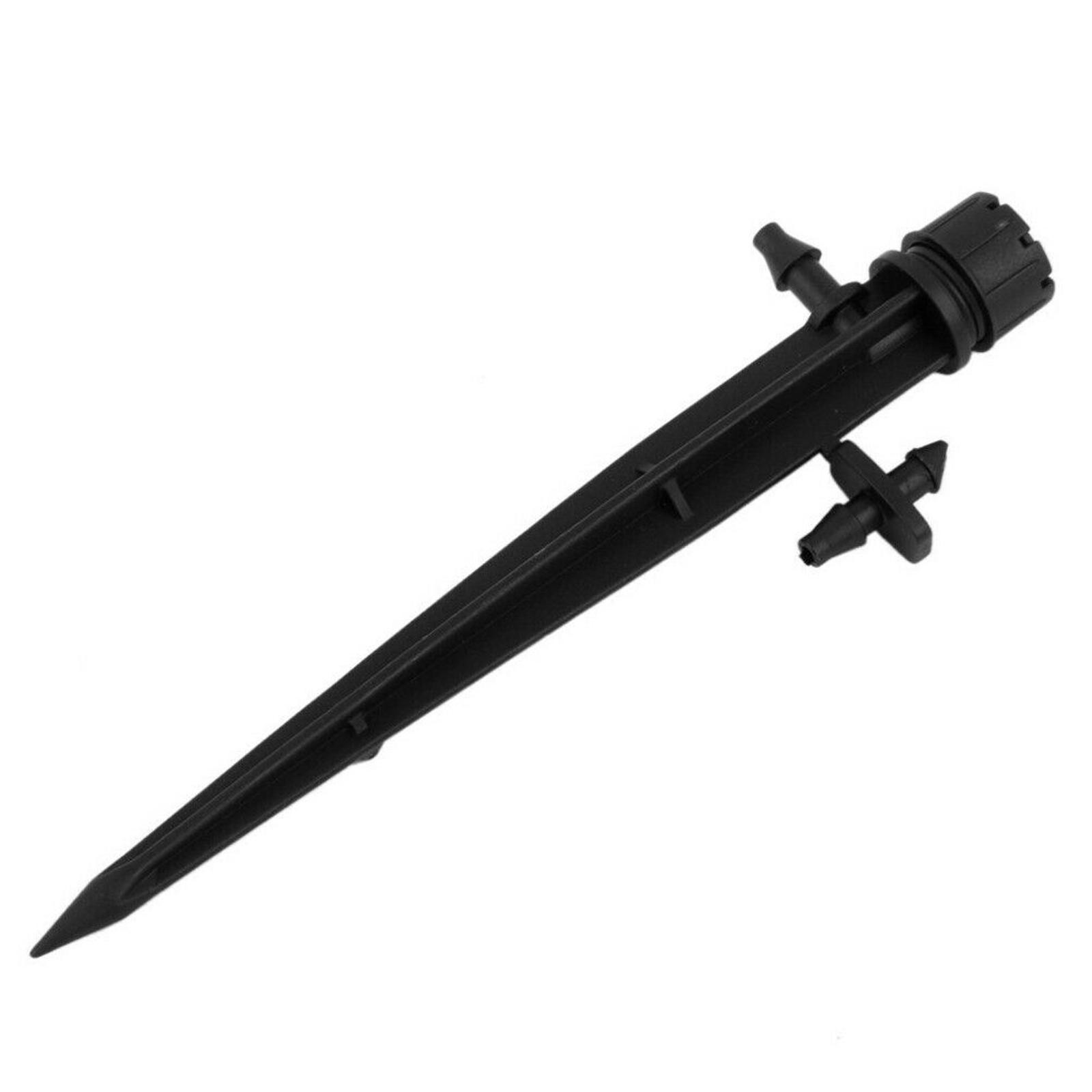 100Pcs Adjustable Water Flow Polypropylene Nozzle Stake Drip Sprinklers Garden%