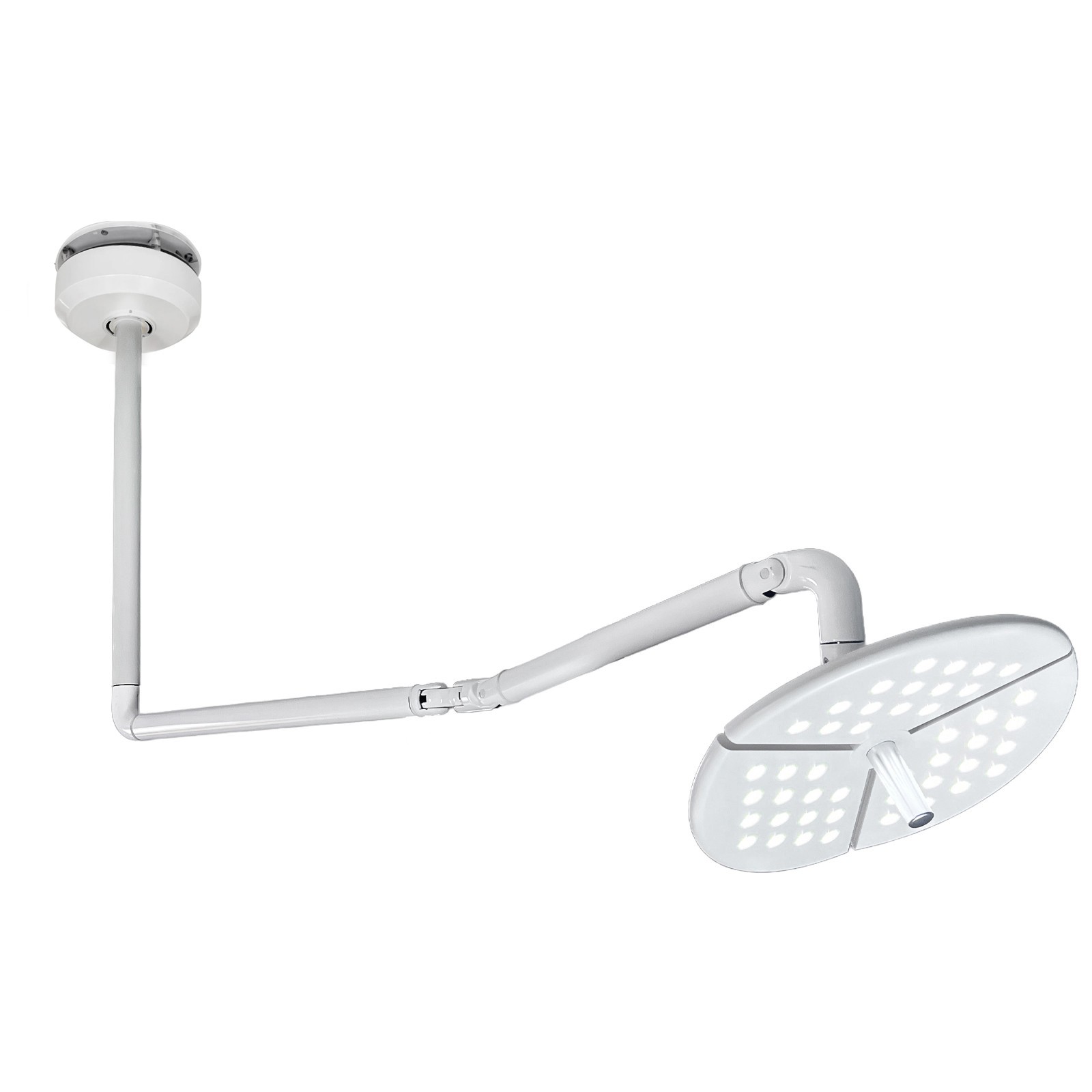 80W Dental 45 Leds Shadowless Surgical Light Ceiling-Mounted Veterinary Light