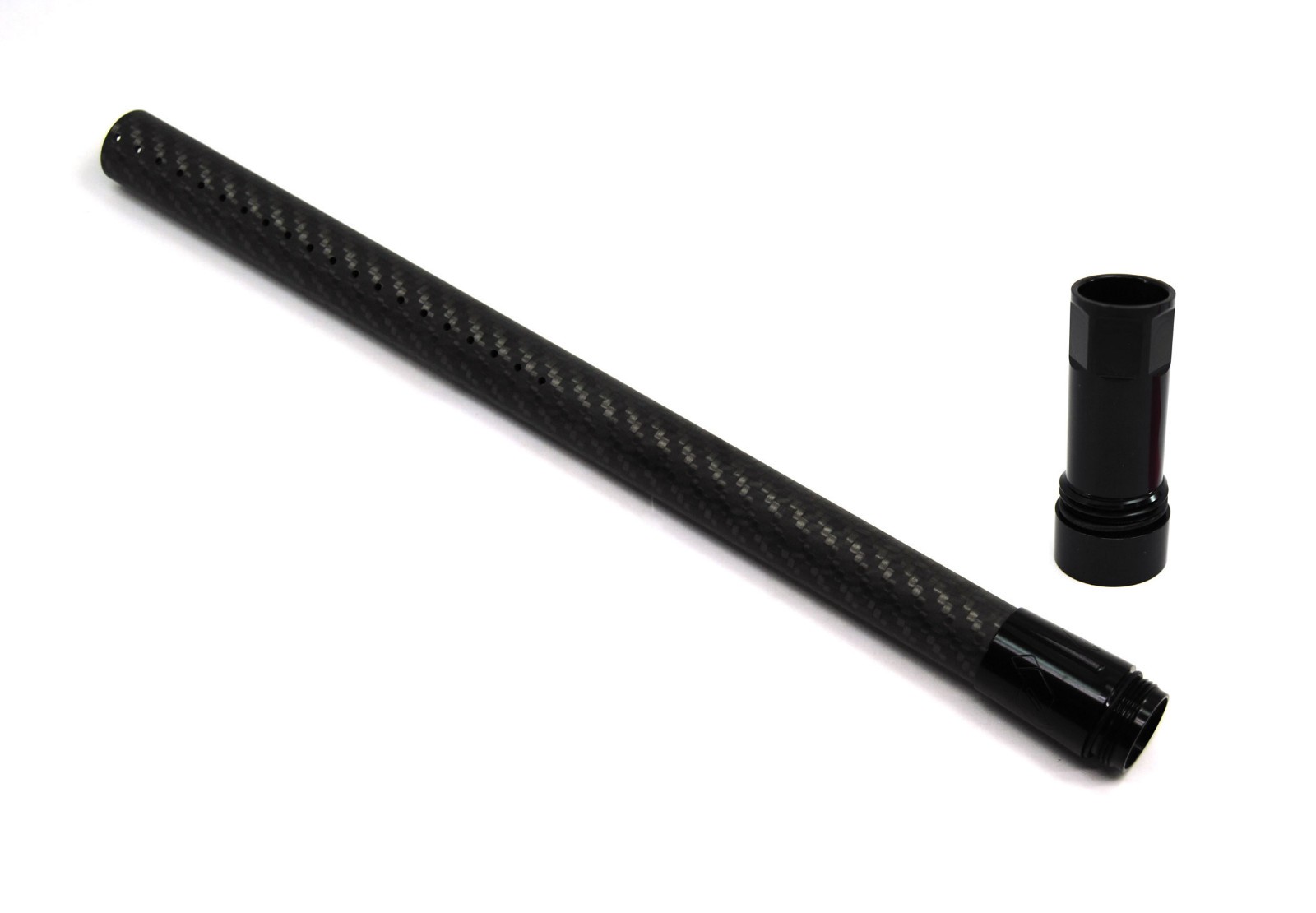 Deadlywind Fibur-X Paintball Barrel Angel LCD Thread 14" 14 Inch Carbon Fiber