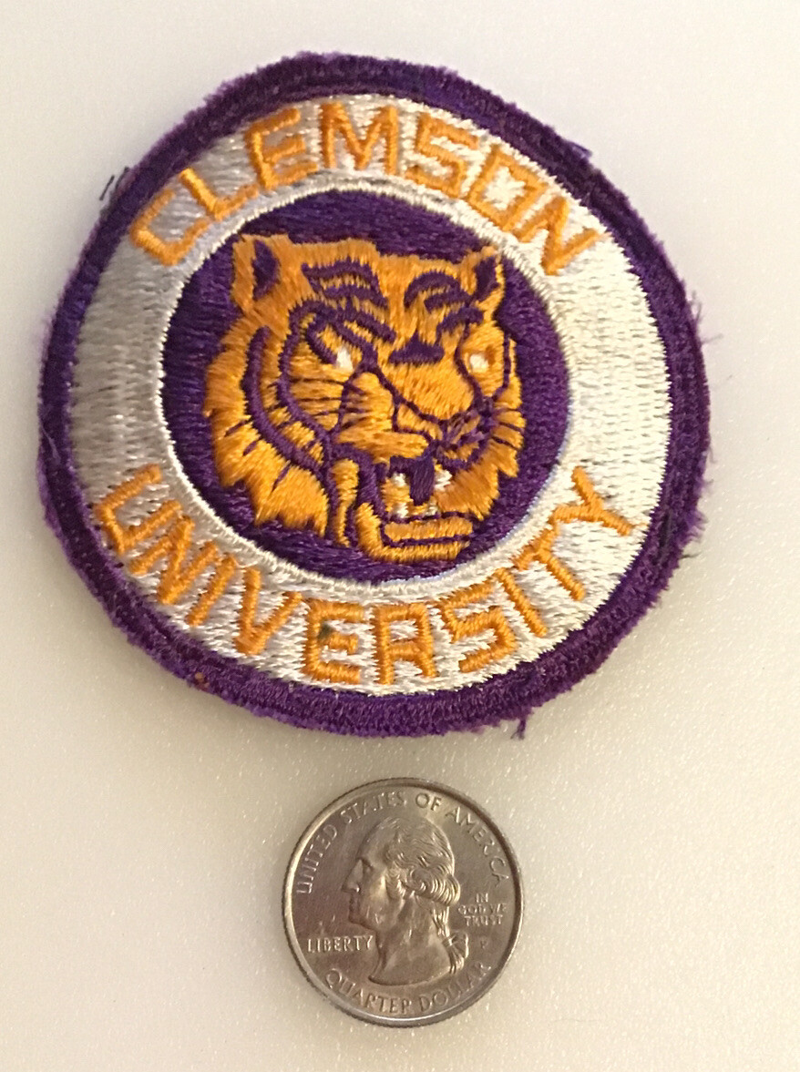 Clemson University Shoulder Sleeve Insignia Patch Tigers SROTC Blazon