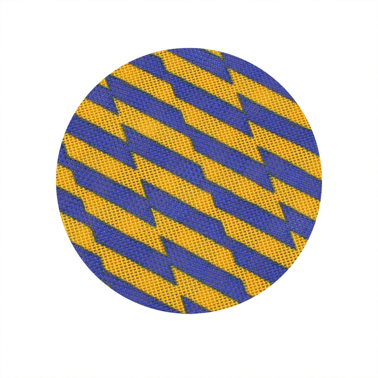 Acoustic Speaker Grill Cloth Stereo Grille Fabric Yellow & Blue Lighting Pattern
