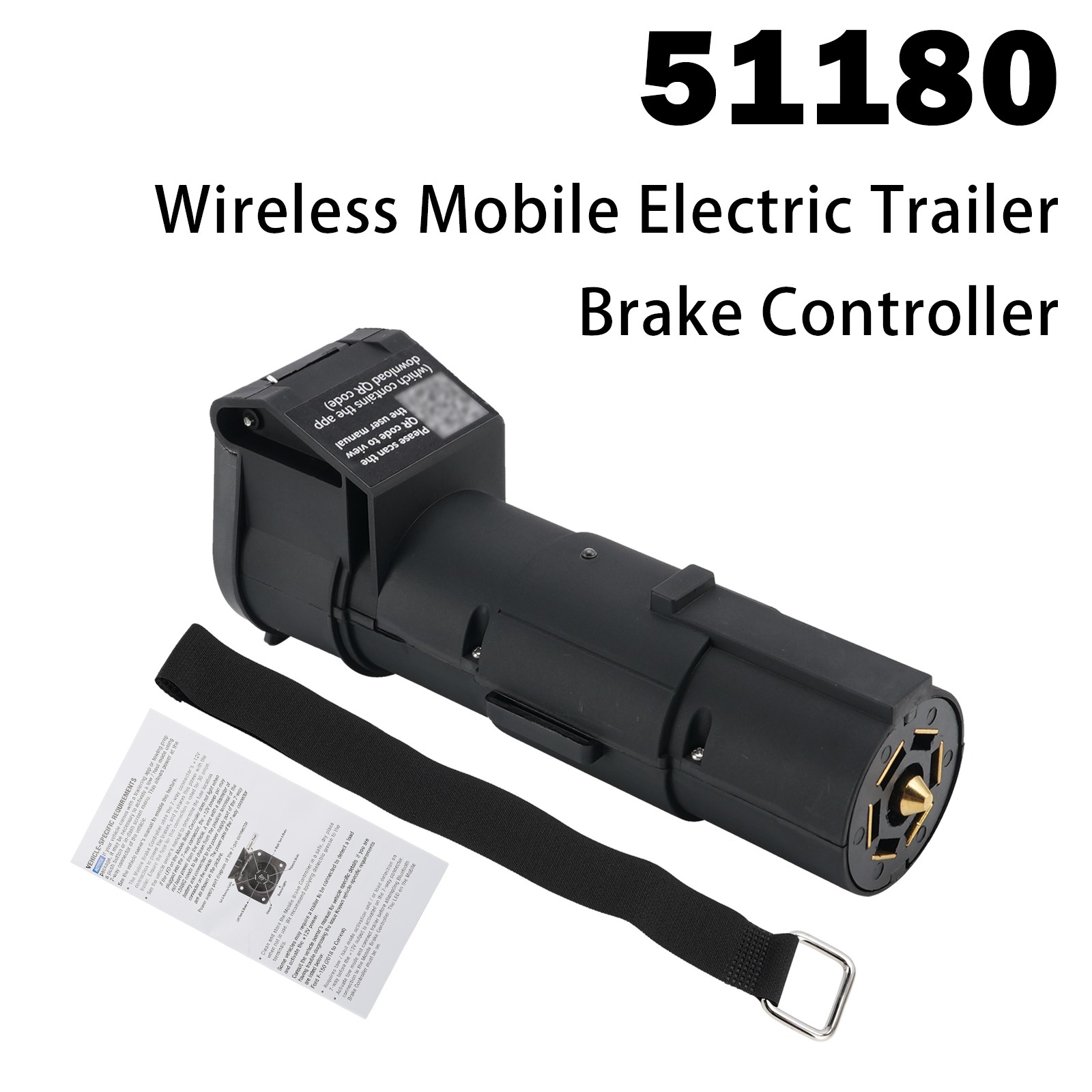 51180 Wireless Mobile Electric Trailer Brake Controller with Bluetooth-Enabled