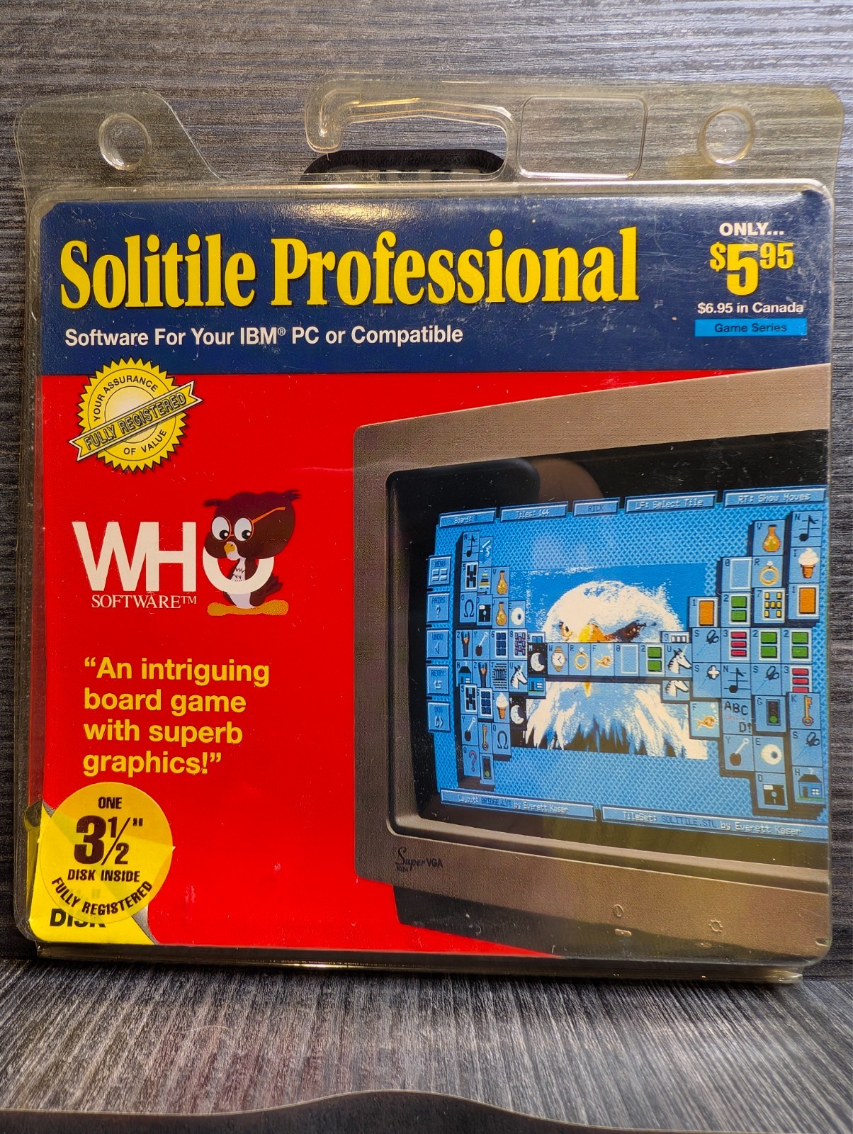 Solitile Professional - 3.5" Disk for IBM PC - NOS RARE