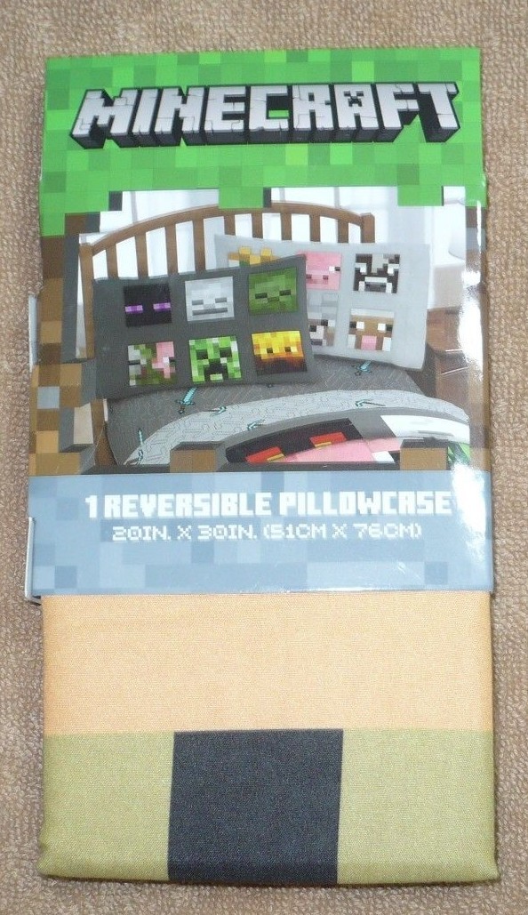 Minecraft Pillow Case Standard Bedding
