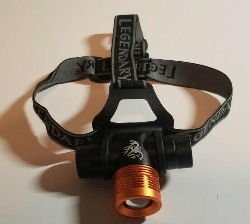 Legendary Whitetails Night Tracker LED Headlamp Bright White " NEW w/ BOX "