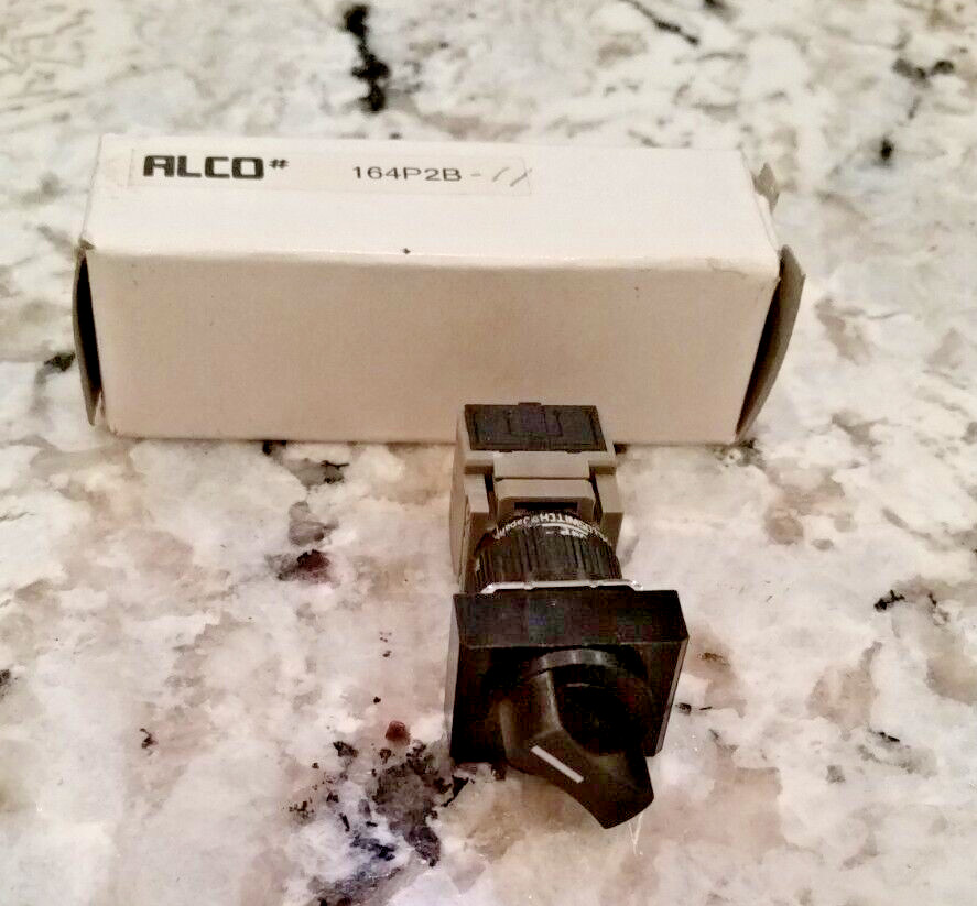 ALCO 164P2B SELECTOR SWITCH 5A 250VAC
