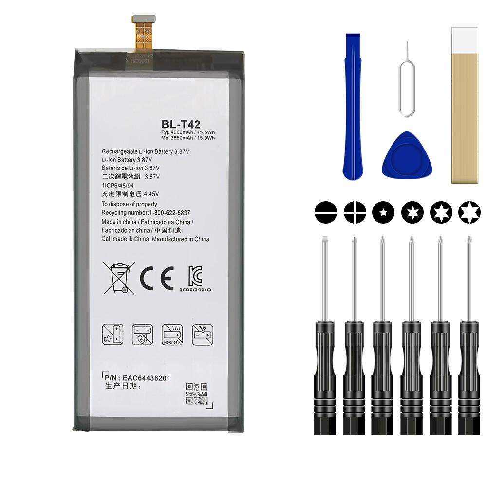 For LG G8X ThinQ LMG850UM9 ThinQ LM-G850QM New Battery Replacement BL-T42