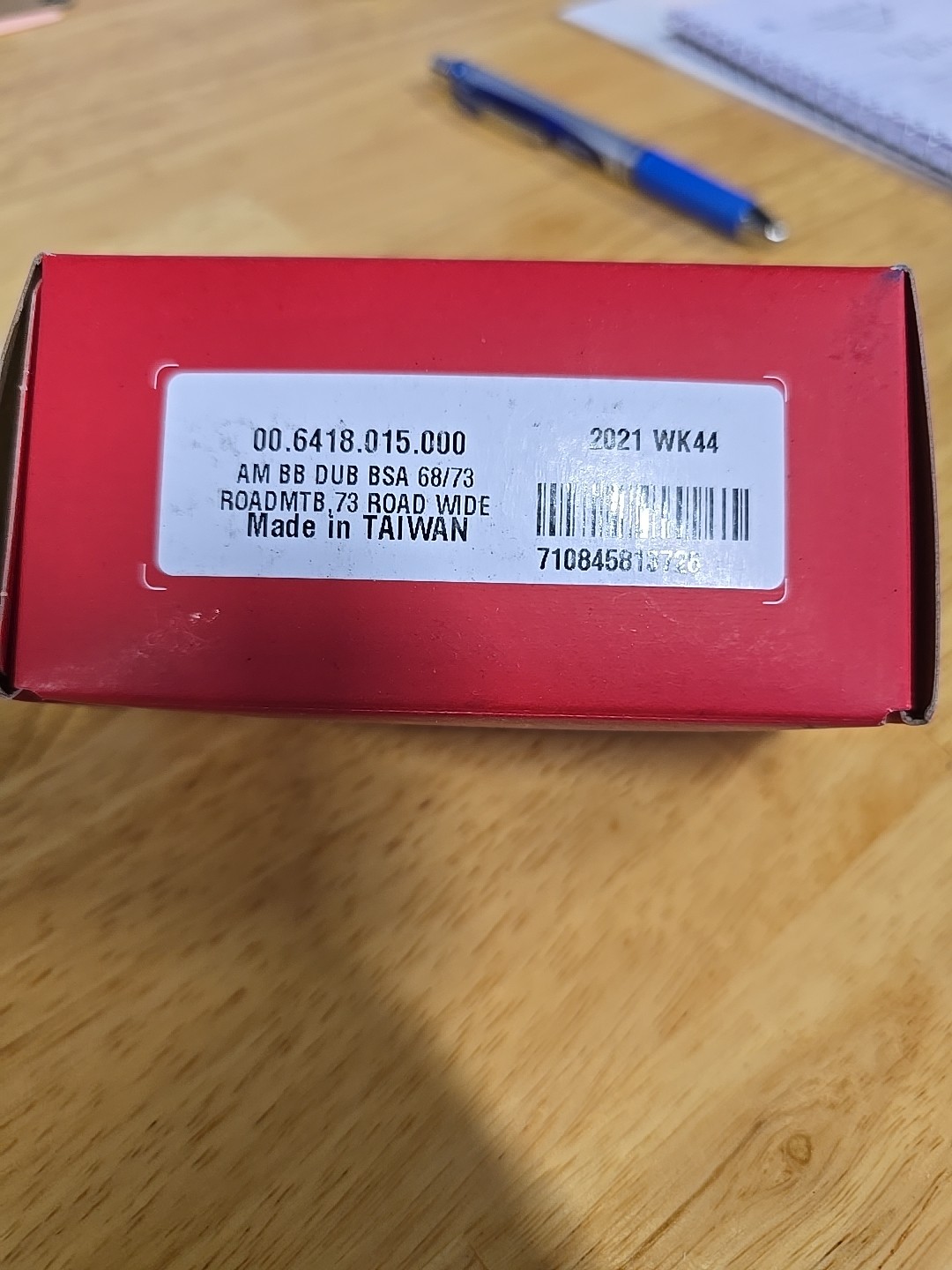 SRAM DUB English BSA Threaded 68/73mm Bottom Bracket [stt]