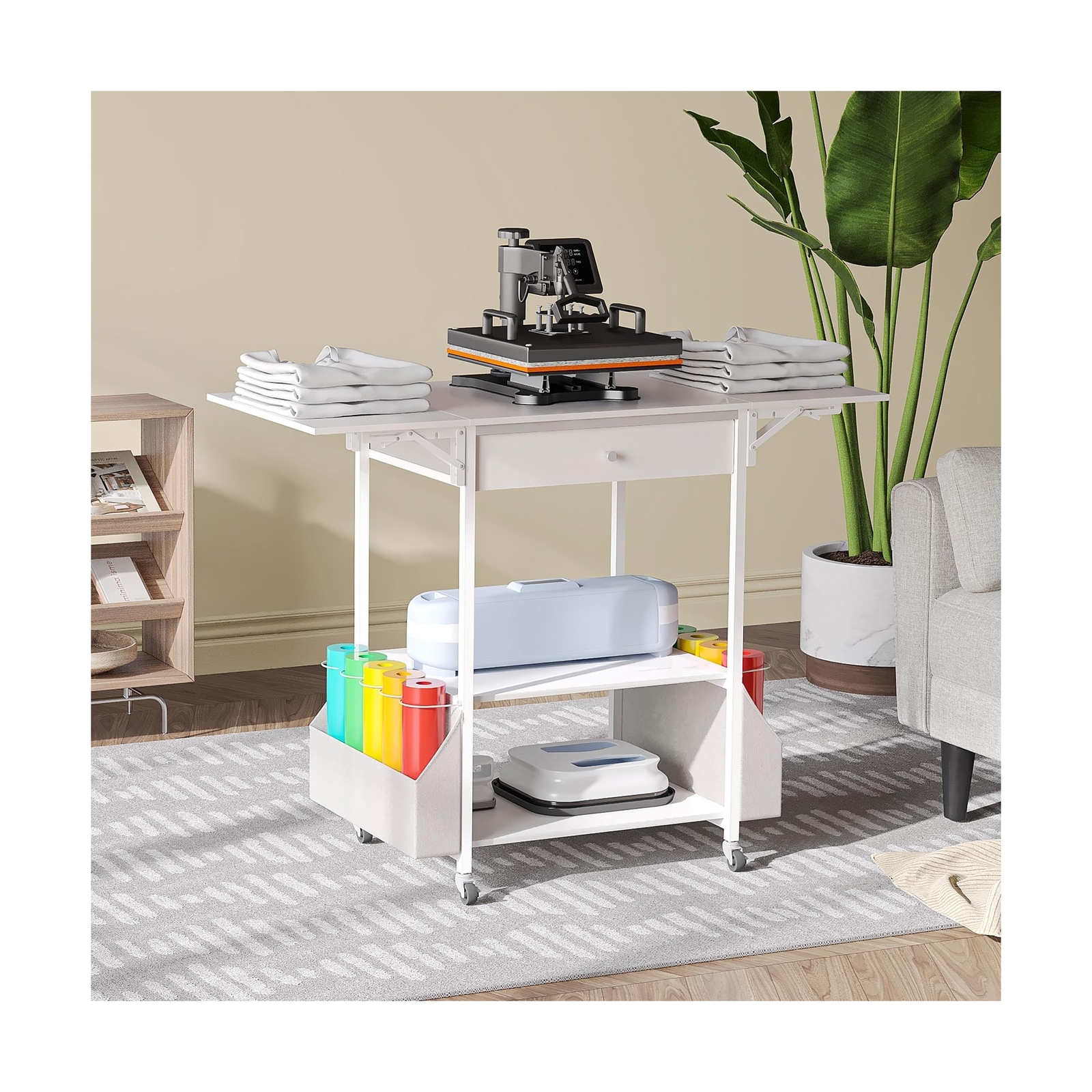 𝐂𝐫𝐚𝐟𝐢𝐭 Foldable Heat Press Table