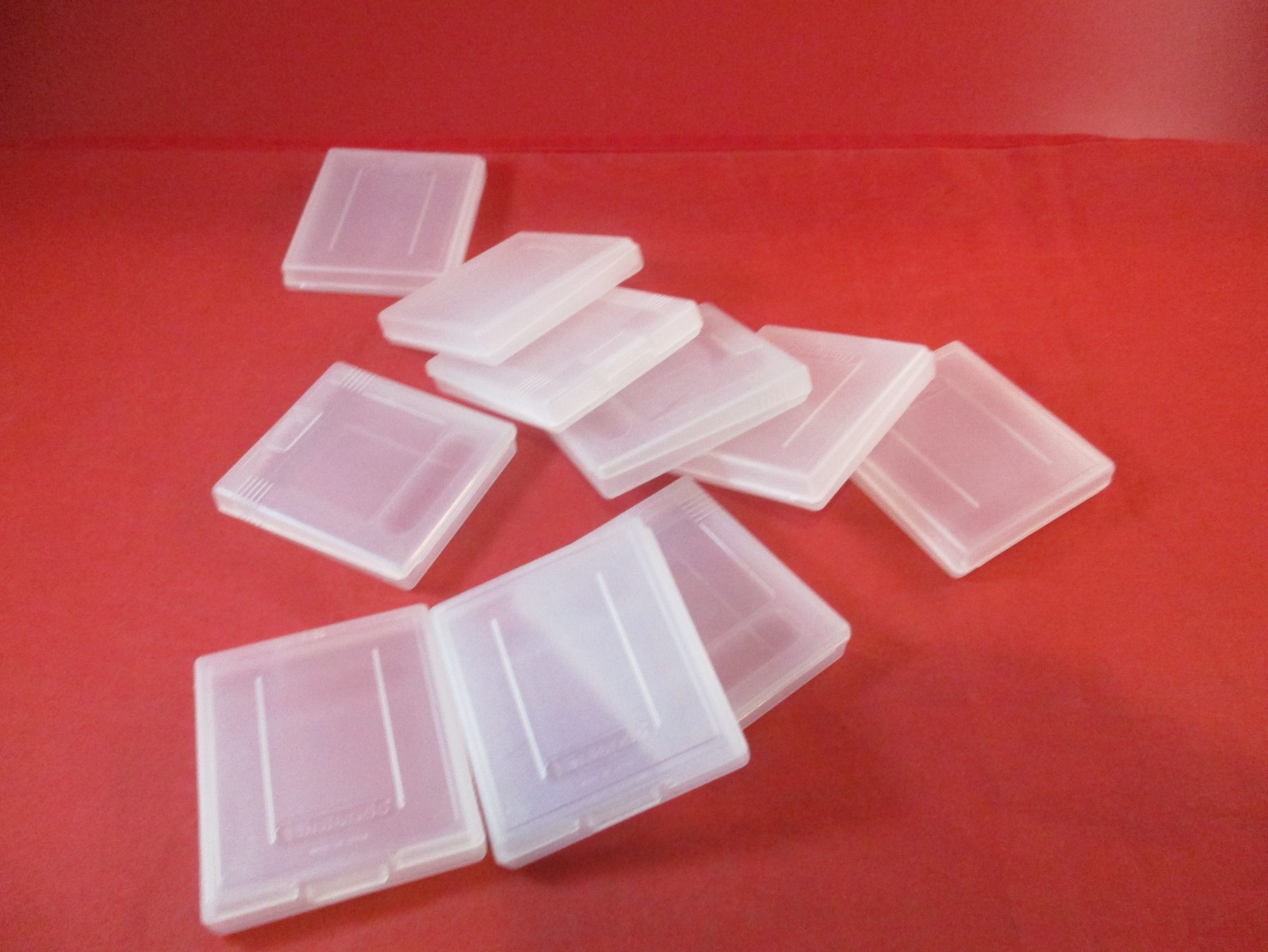 10 OFFICIAL Original Nintendo Game Boy Dust Sleeve Plastic Case Storage Cover