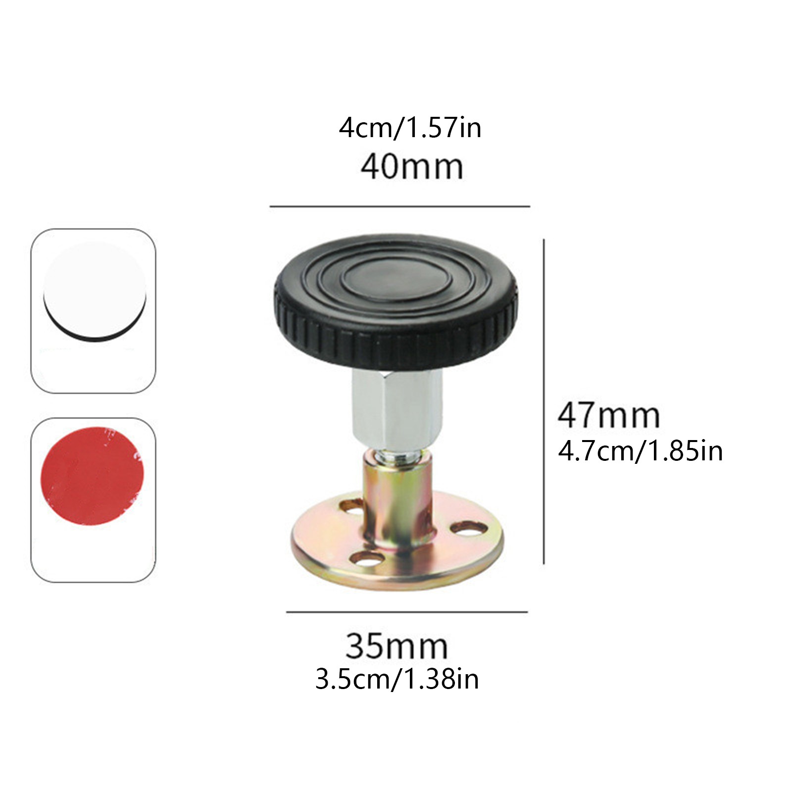 4PCS Adjustable Threaded Bed Frame Anti-Shake Stabilizer Tool Headboard Stoppers