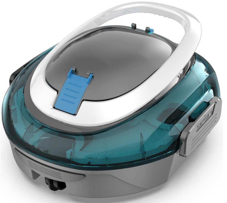 Robot Limpiador de Piscina Inalámbrico 90 Min Auto Dock para Piscinas Planas