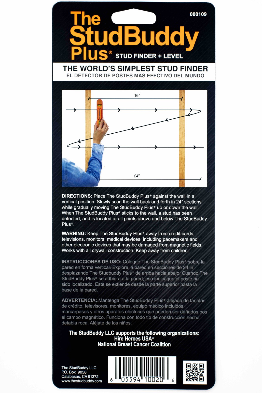 plus Magnetic Stud Finder