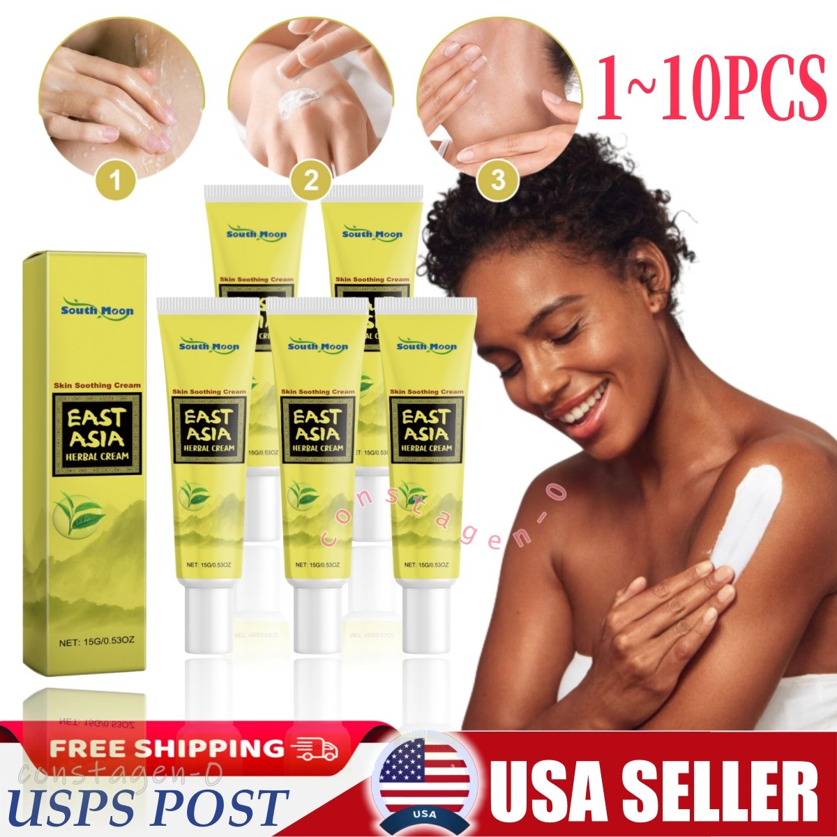 Smiles and Joys Herbal Cream, East Asian Natural Herbal Cream Ointment Soothing