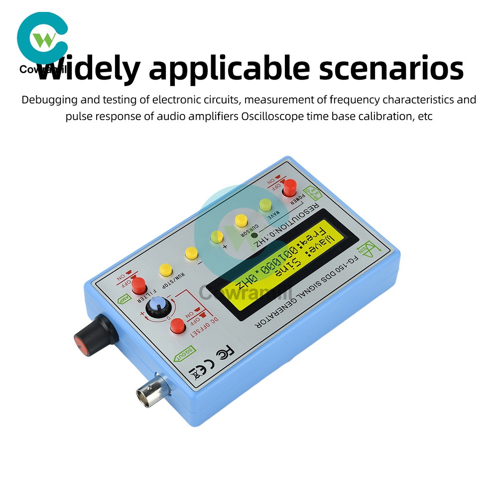 FG-150 DDS High-Precision Frequency Signal Generator with 15 Adjustable Waveform