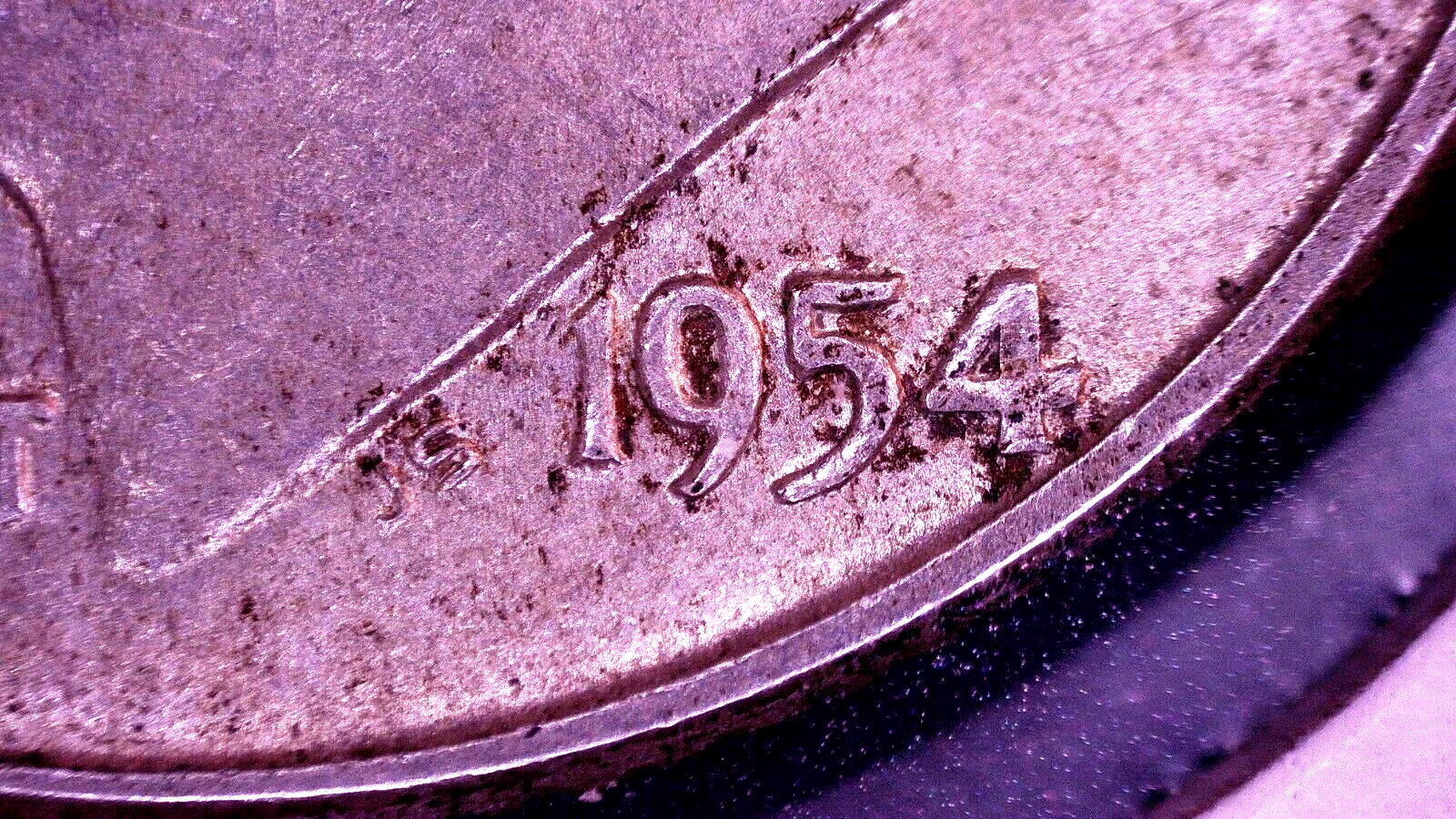 1954 d Roosevelt dime DDR Mintmark Doubled Die Mintmark EF #29