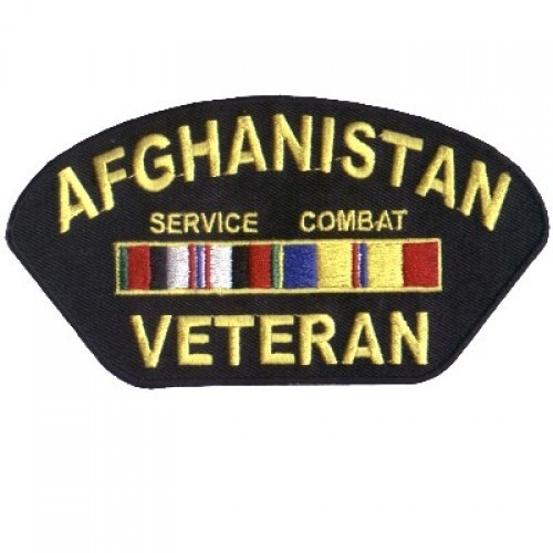 AFGHANISTAN VETERAN PATCH CAP PATCH