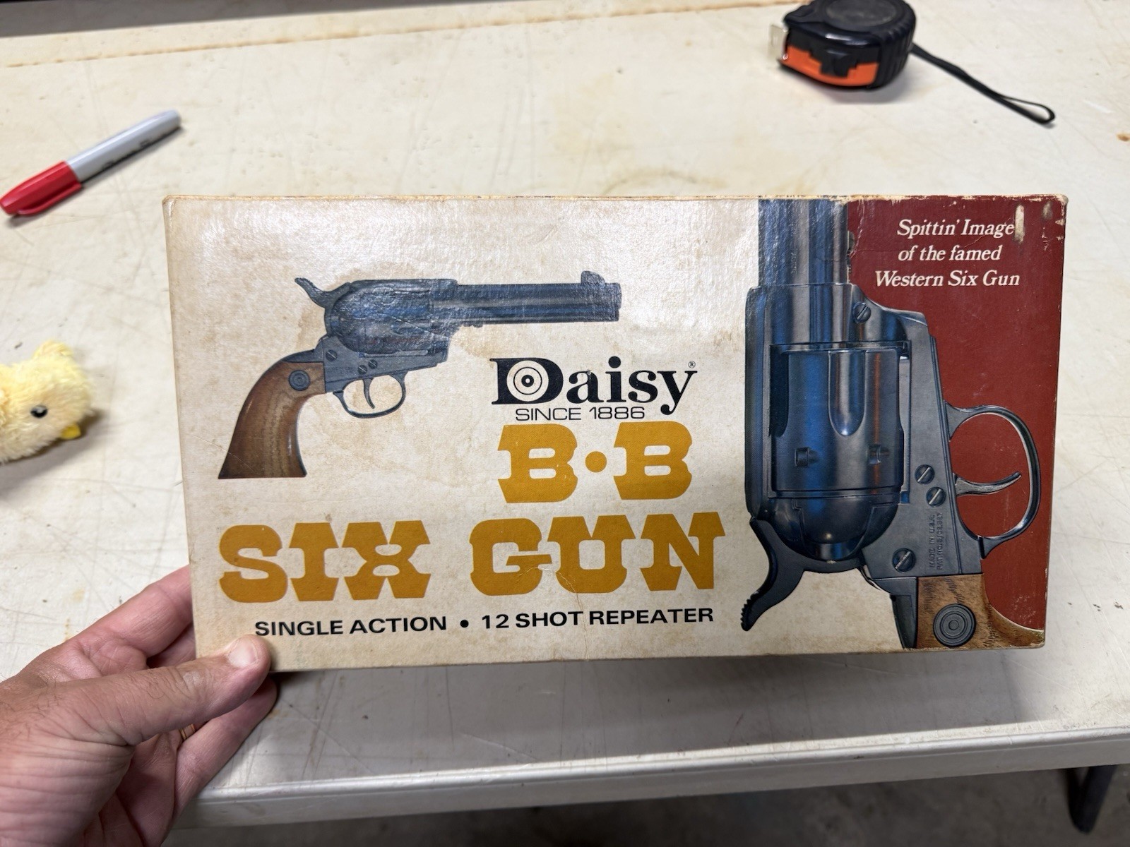 Nice Vintage Daisy BB Six Gun Model 179 12 Shot Colt Repeater USA With Paperwork