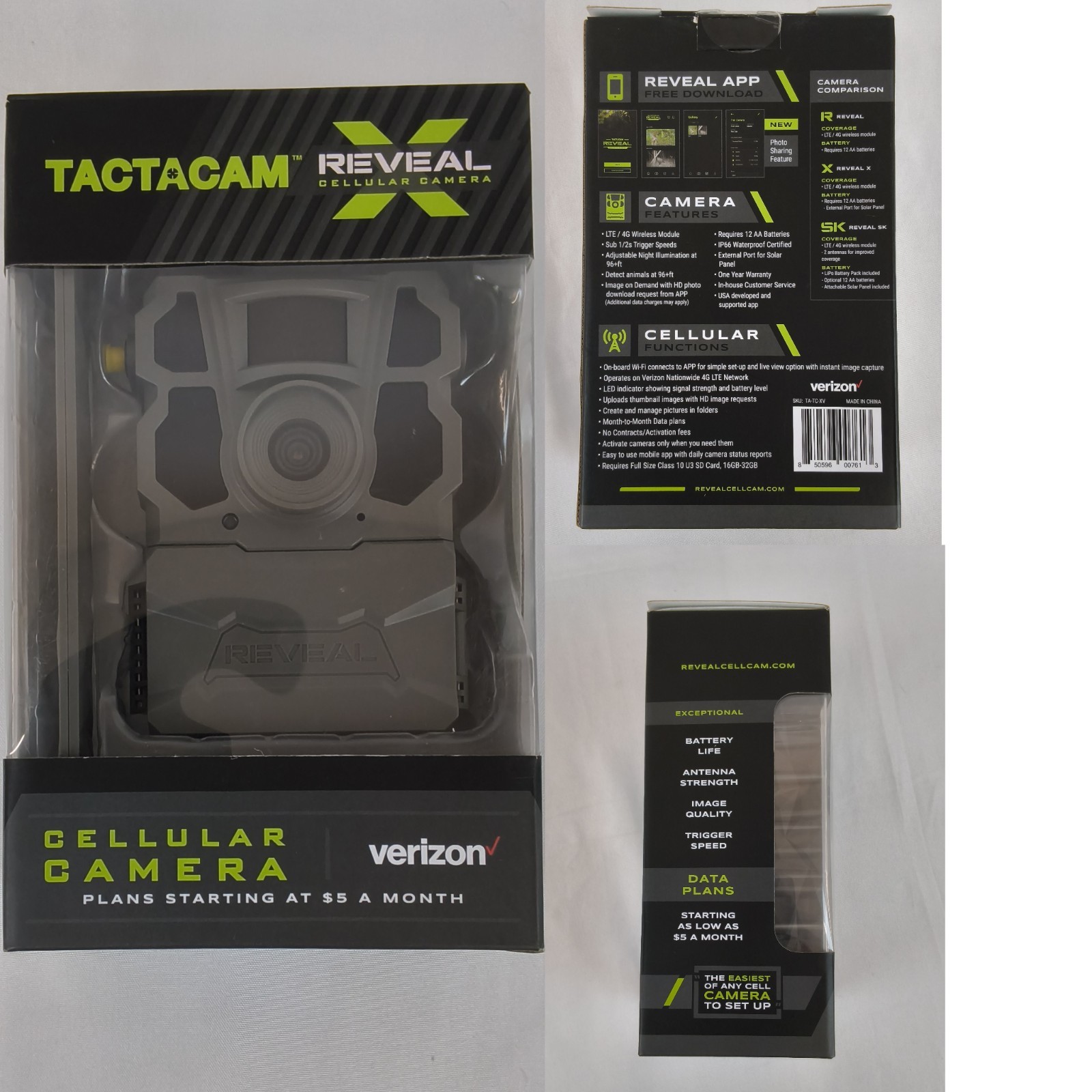 Tactacam Reveal X Trail Camera w/Box READ #W5323